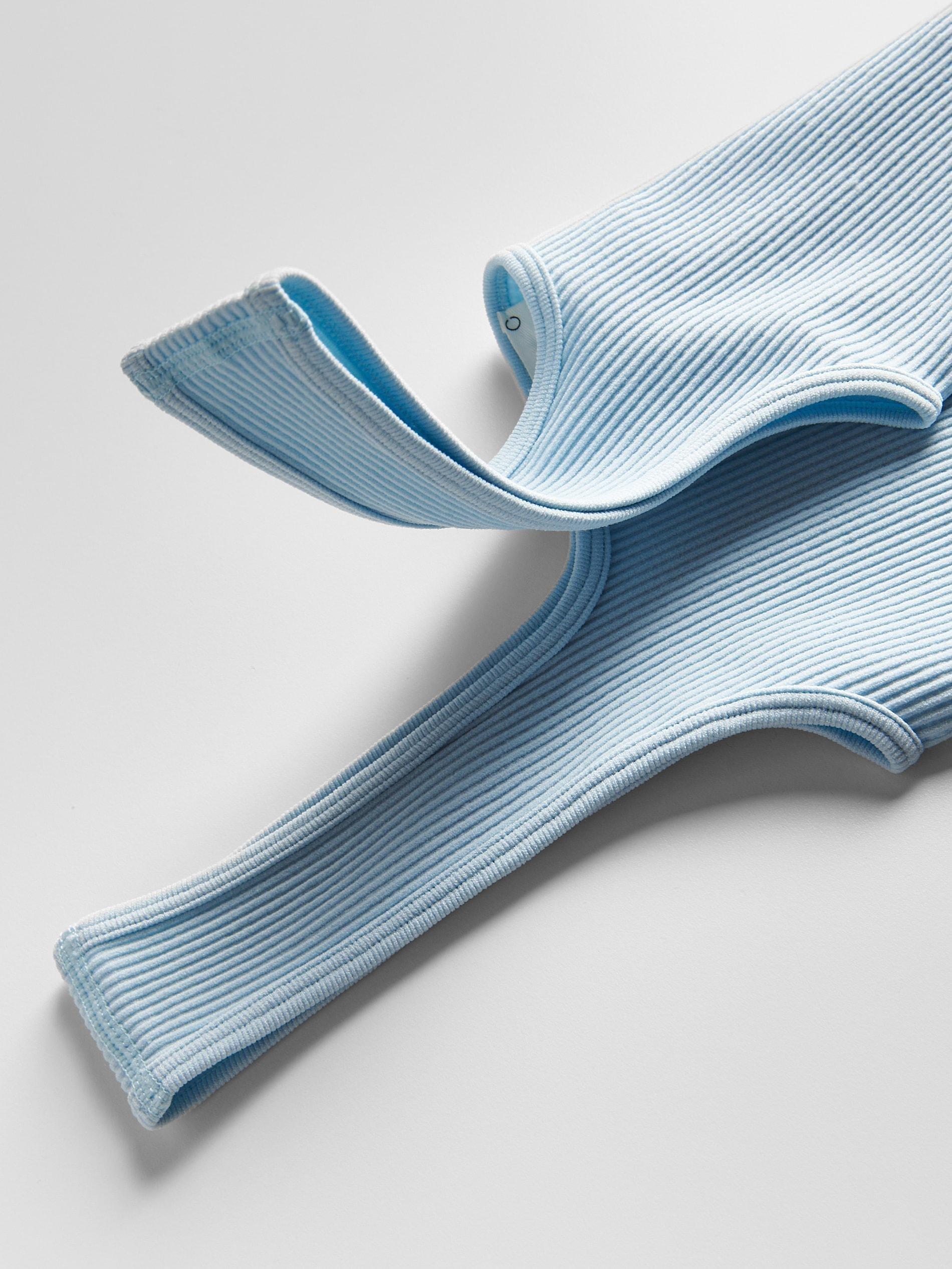 Blue Seamless Jersey Top, , large image number 2