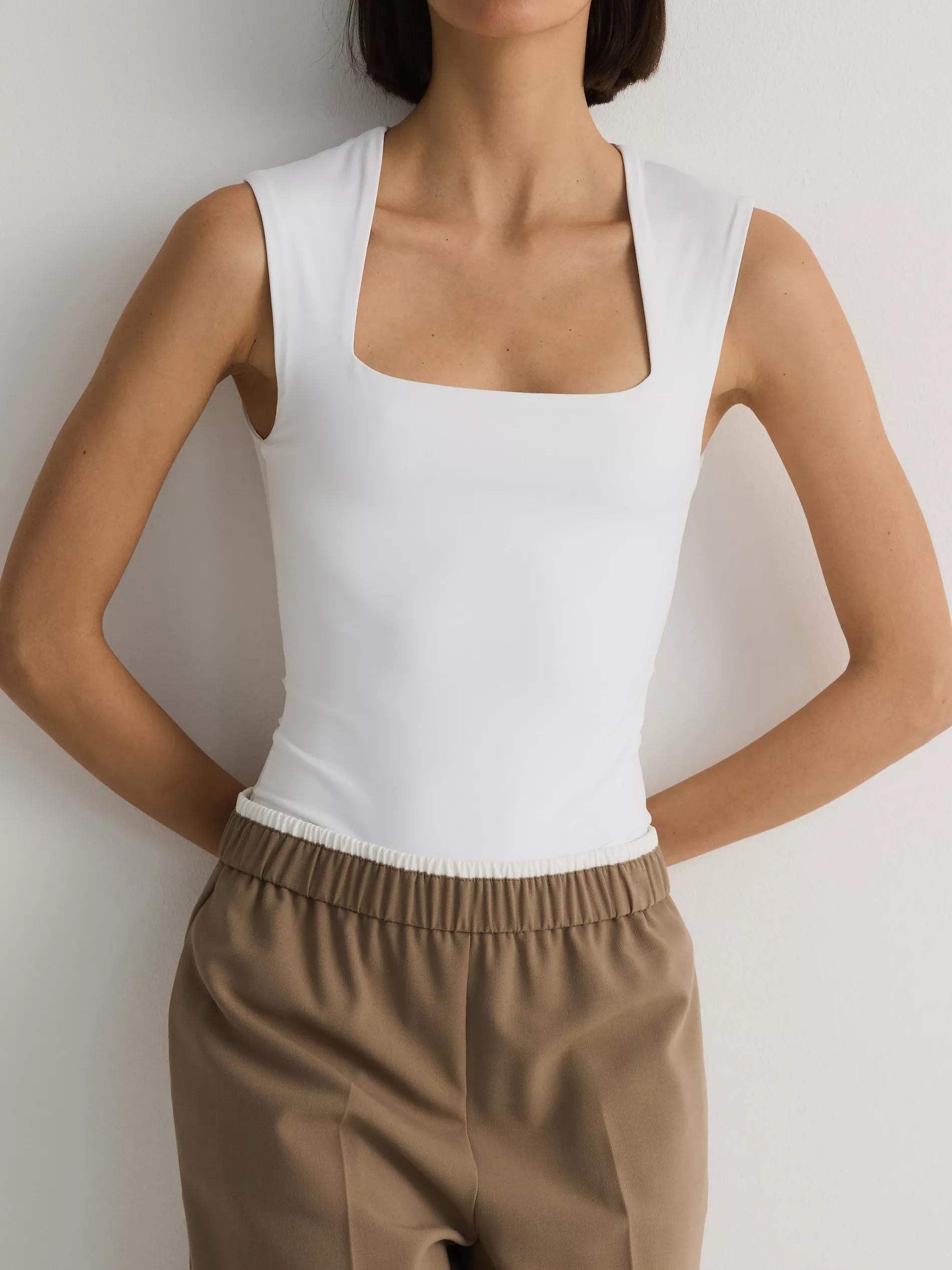 White Body With Square Neckline, , large image number 4
