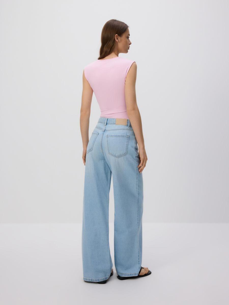 Square Neck Body, Pink, large image number 1