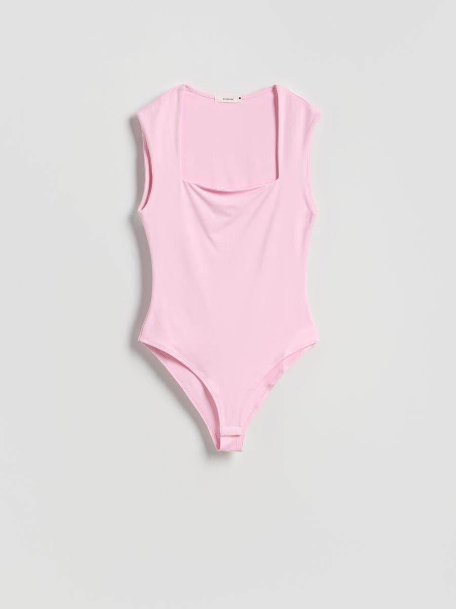 Square Neck Body, Pink, large image number 2