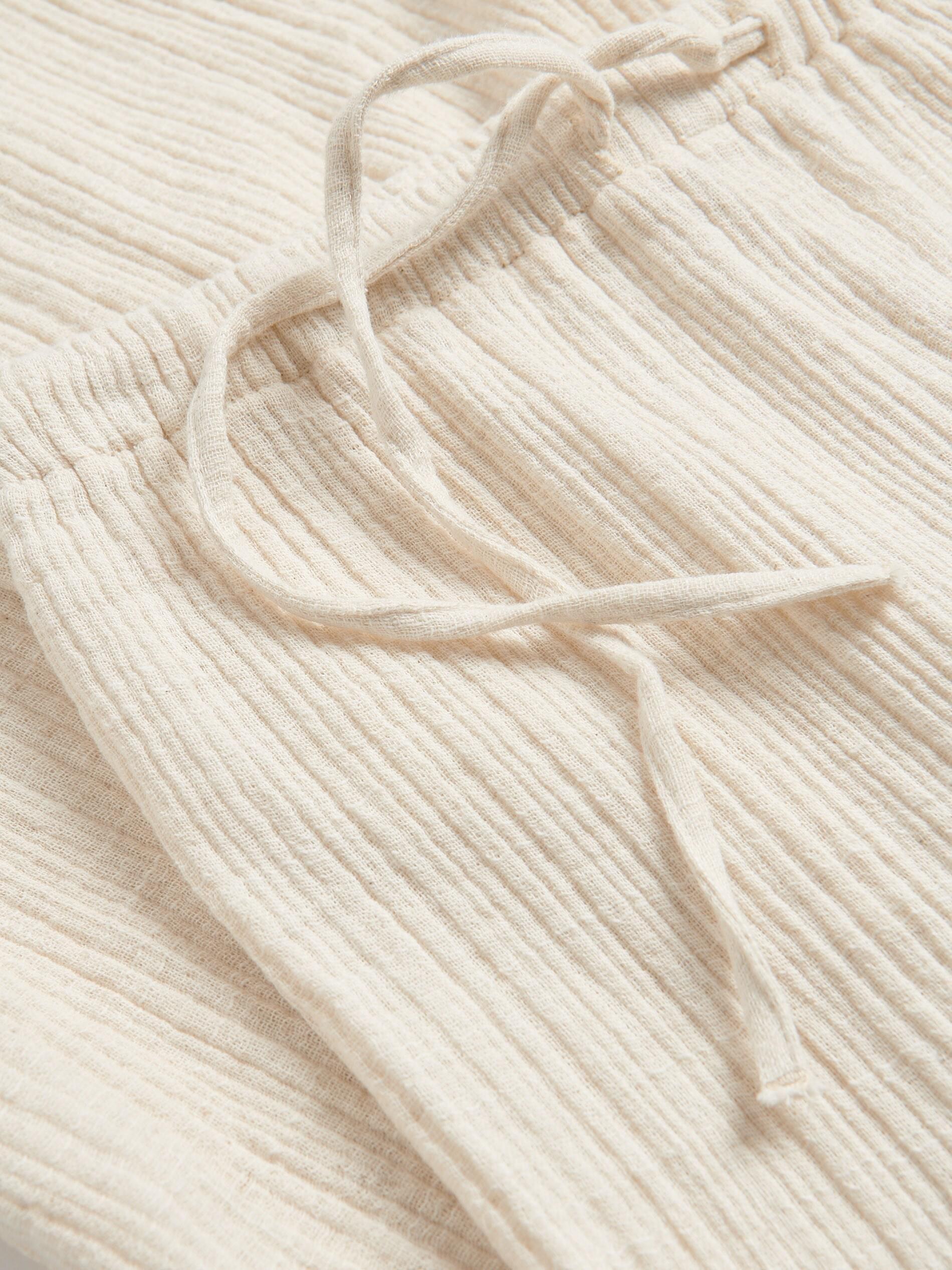 Beige Trousers With Linen Blend, Beige, large image number 2