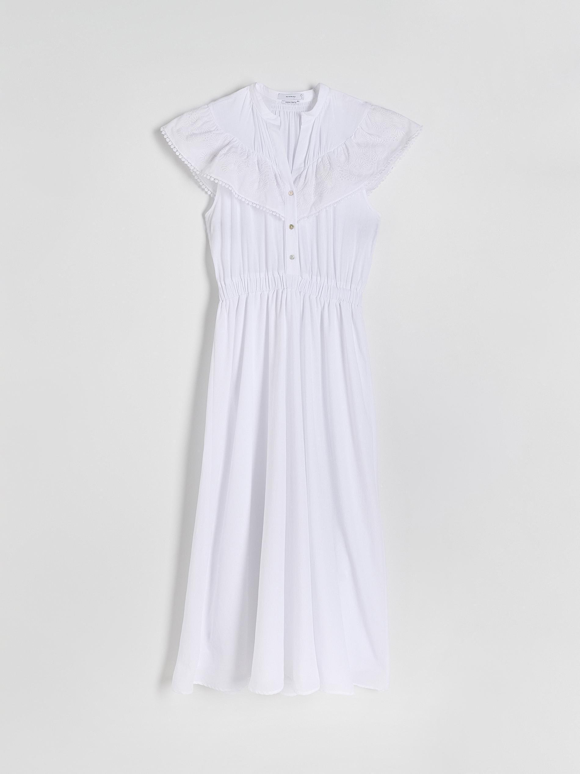 White Embroidered Dress, , large image number 4