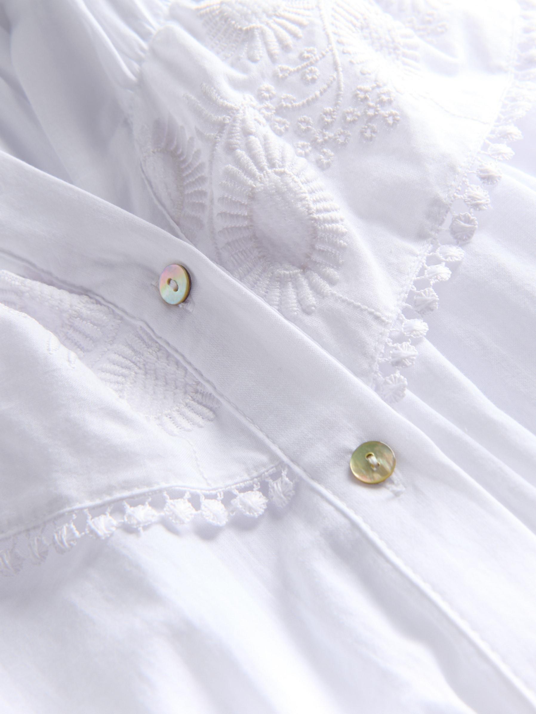 White Embroidered Dress, , large image number 5