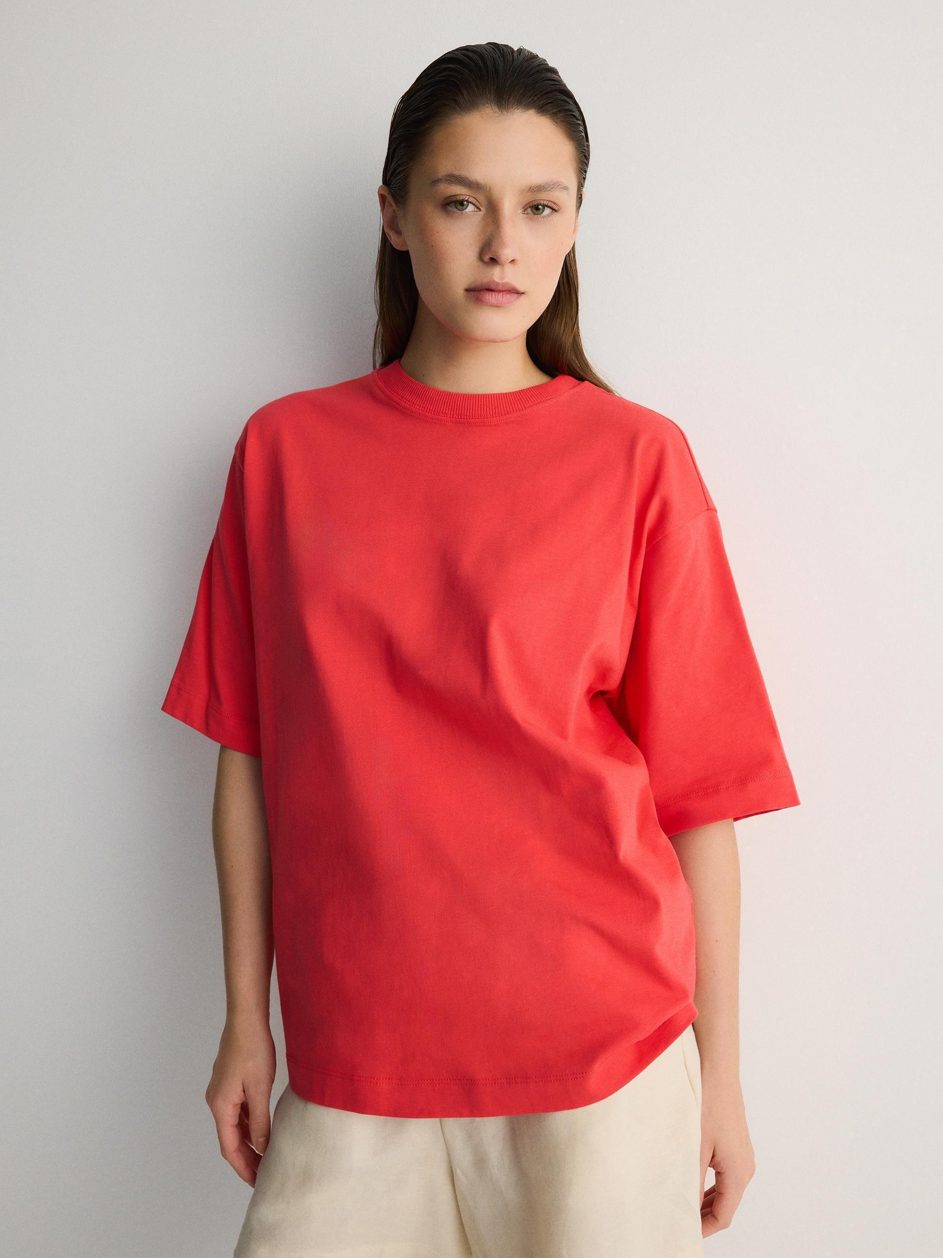 Red Oversized T-Shirt, , large image number 1