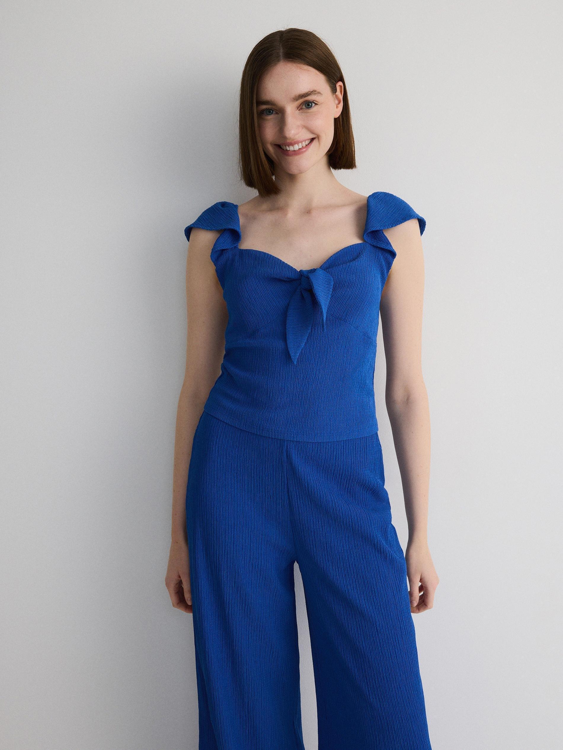Blue Tied Top, , large image number 3