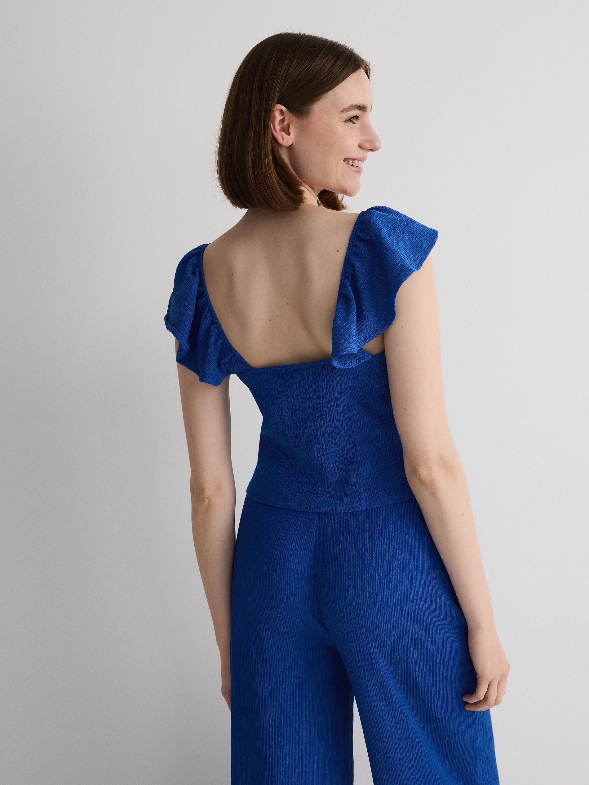 Blue Tied Top, , large image number 4