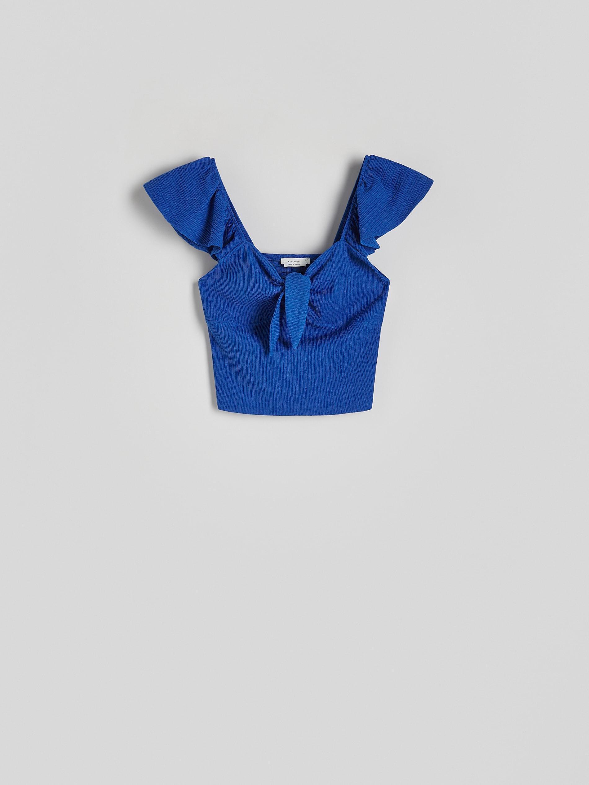 Blue Tied Top, , large image number 5