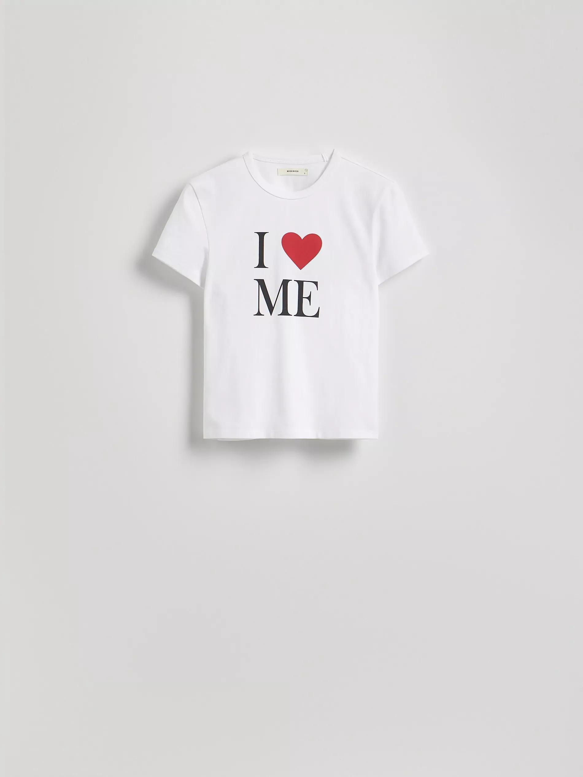 WHITE Regular fit printed T-shirt, , large image number 4