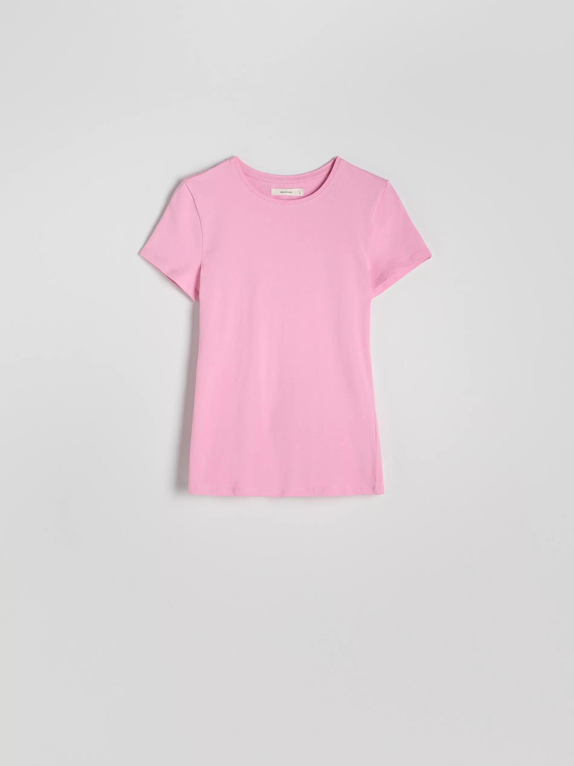 PASTEL PINK Slim fit cotton T-shirt, , large image number 5