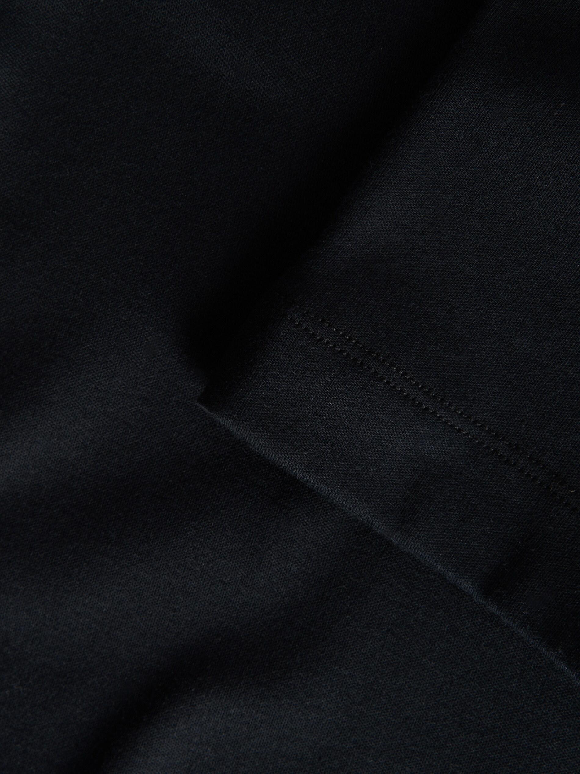 Black V Neck Blouse, , large image number 2