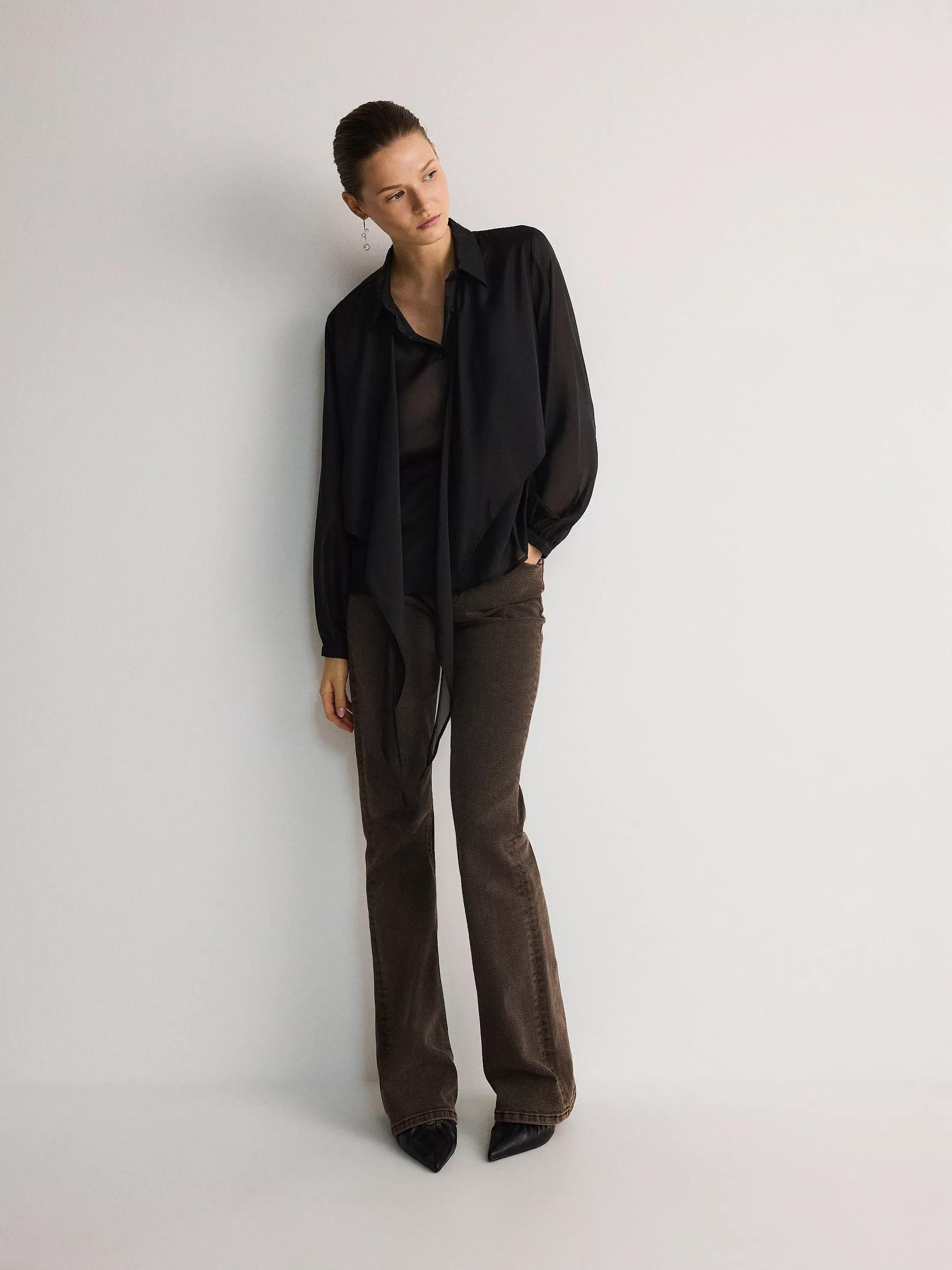 Black Shirt With Lacing, , large image number 3