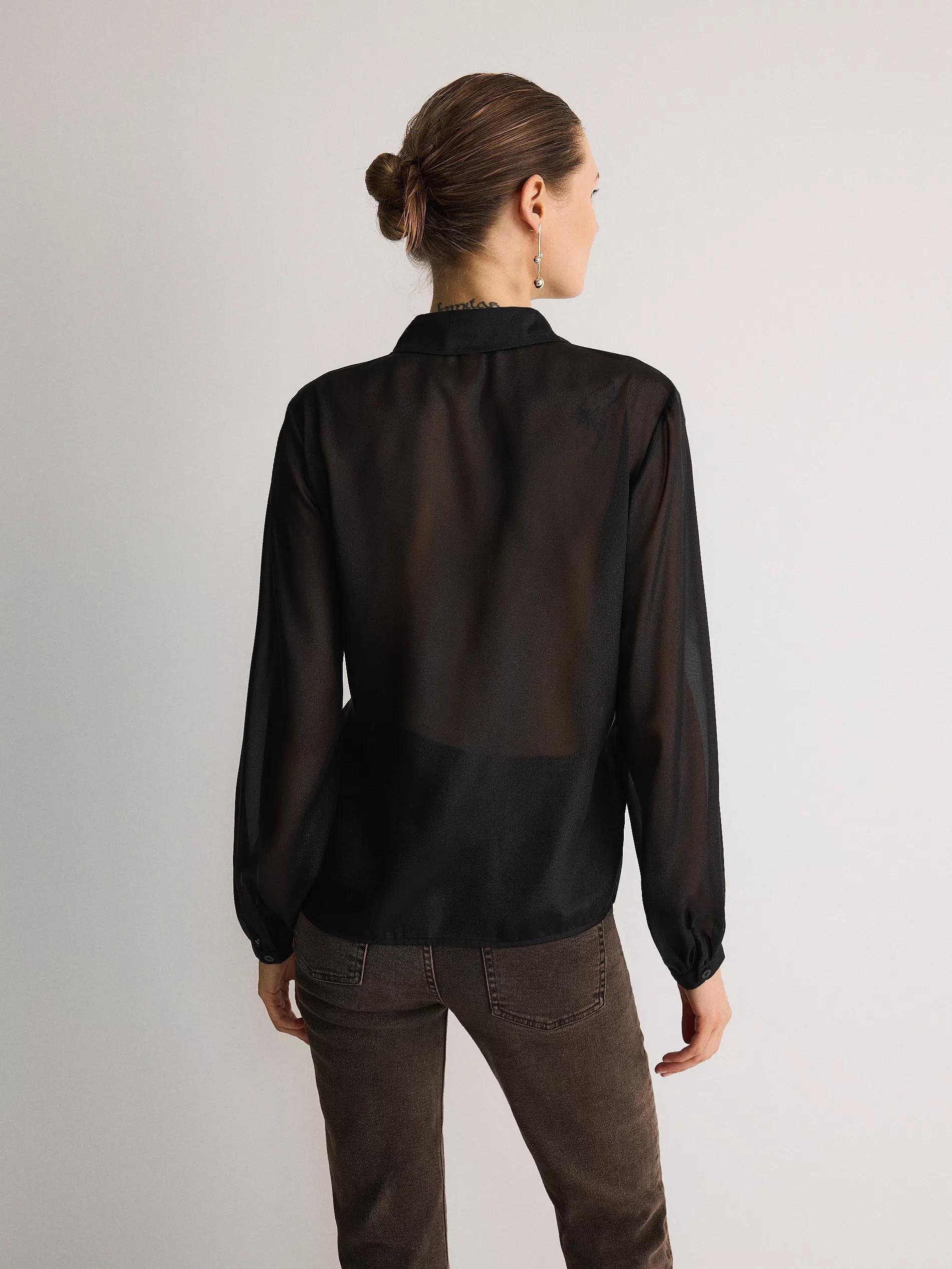 Black Shirt With Lacing, , large image number 5