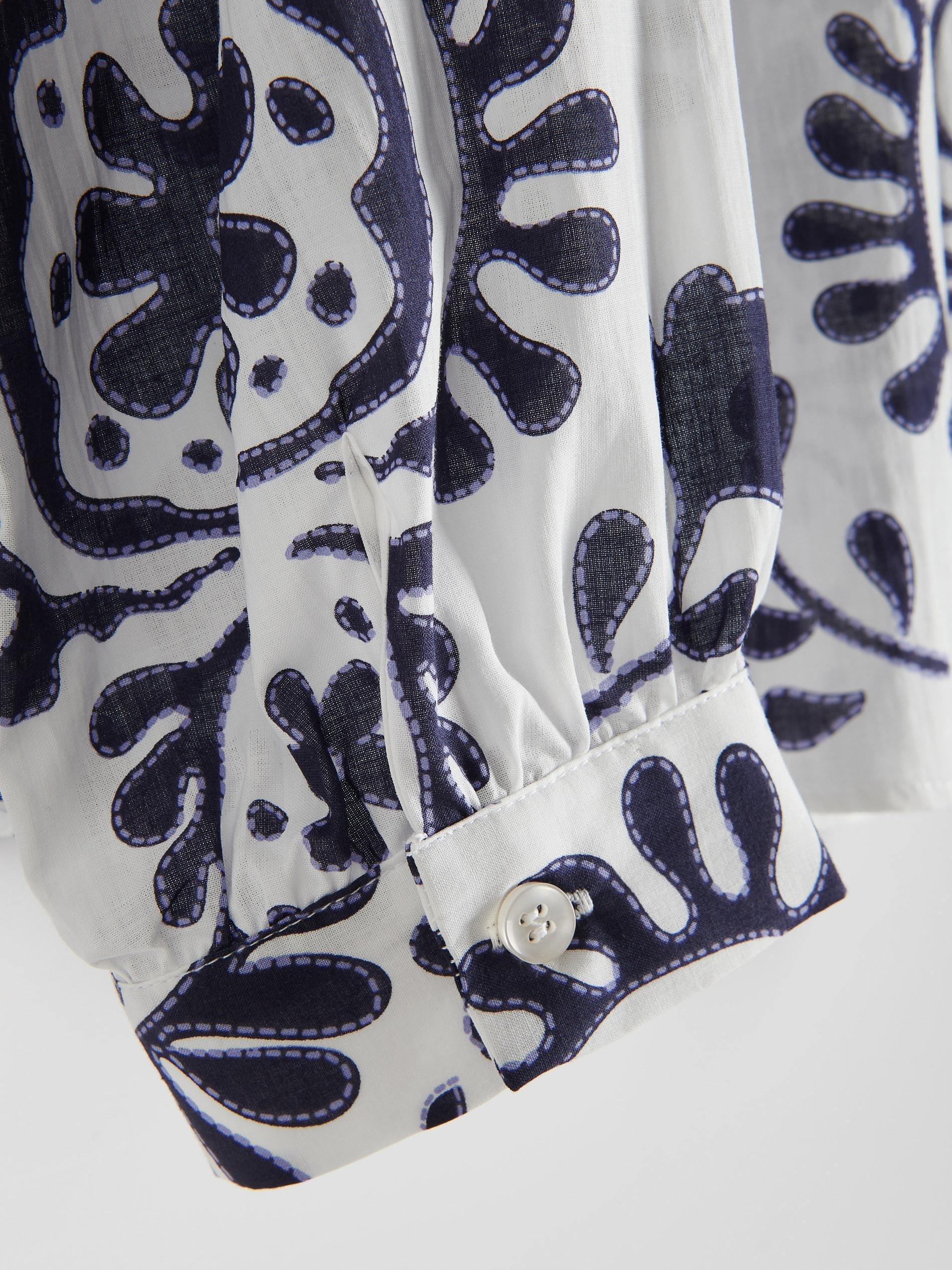 Multicolor Printed Cotton Shirt, , large image number 6