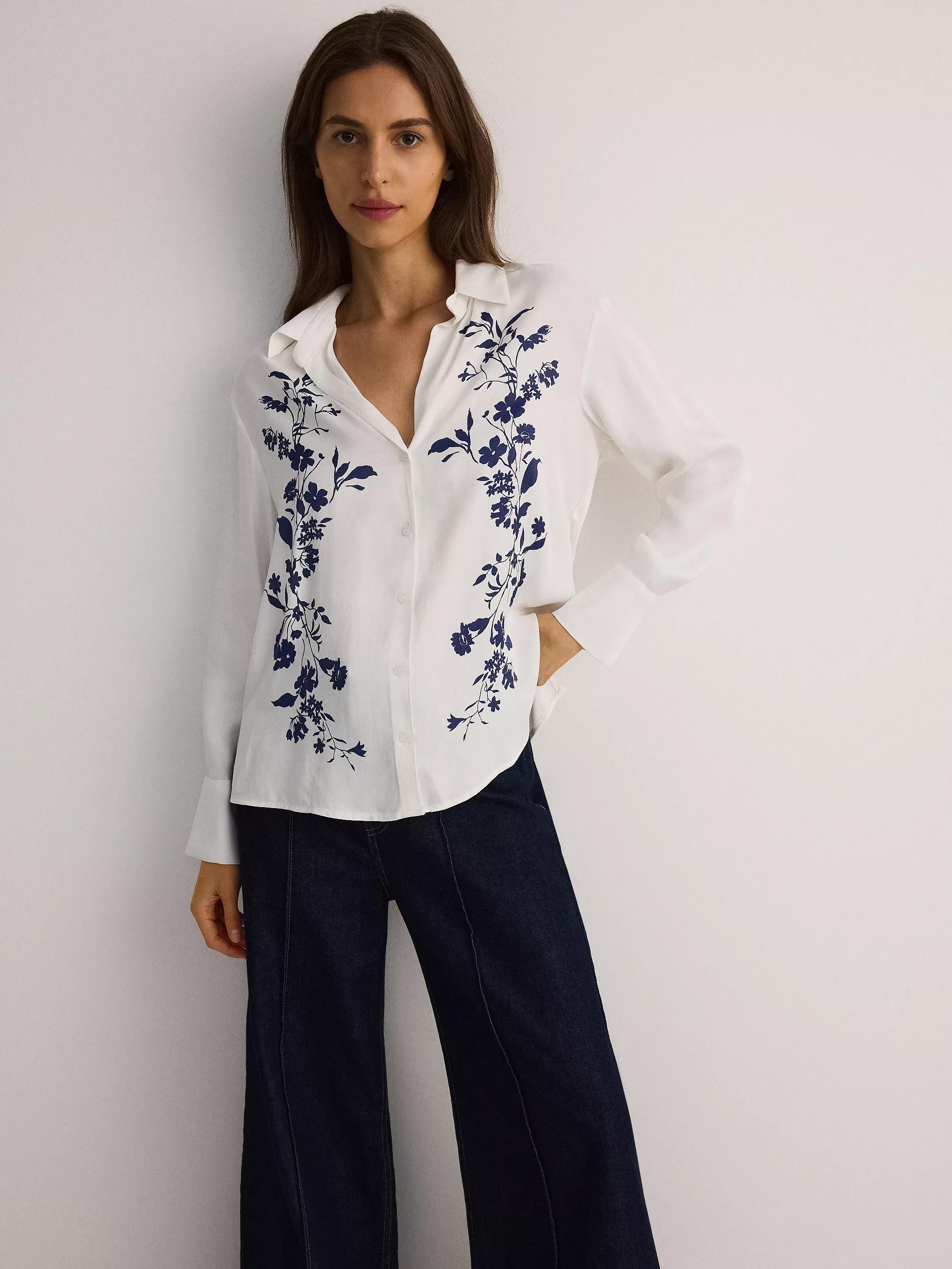 Multicolour Viscose Shirt, , large image number 3
