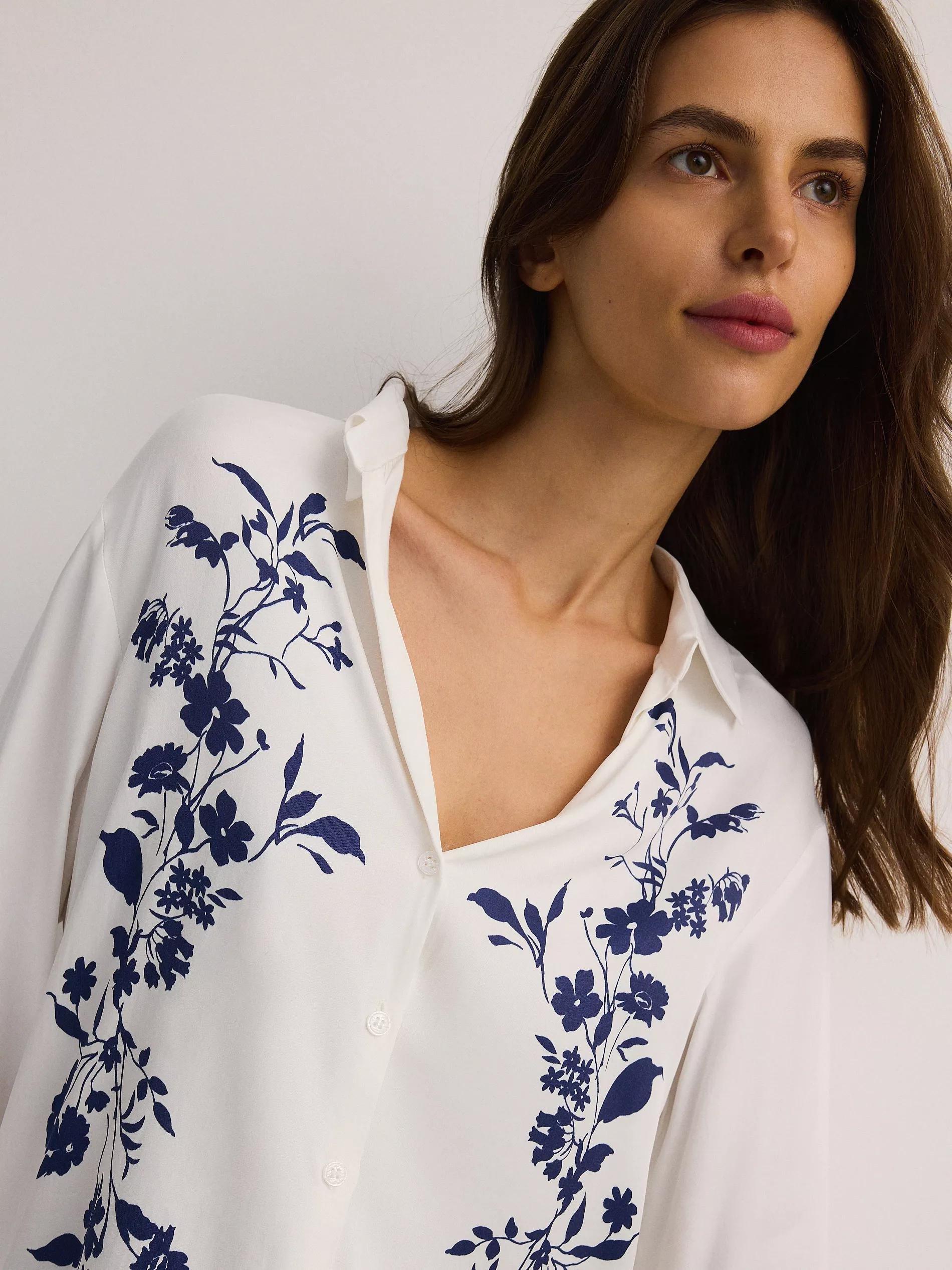 Multicolour Viscose Shirt, , large image number 5