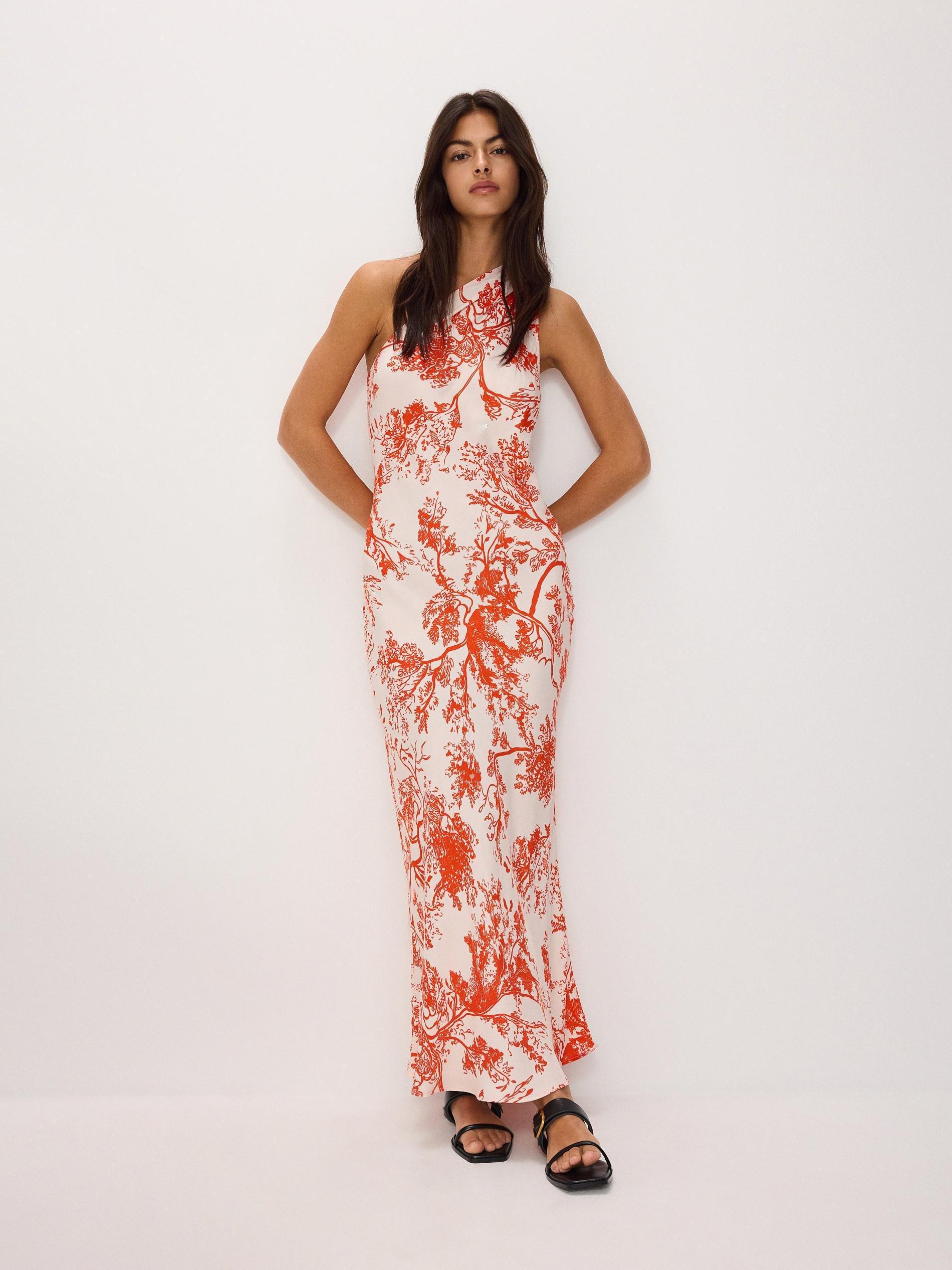 Multicolour Printed Maxi Dress, , large image number 5