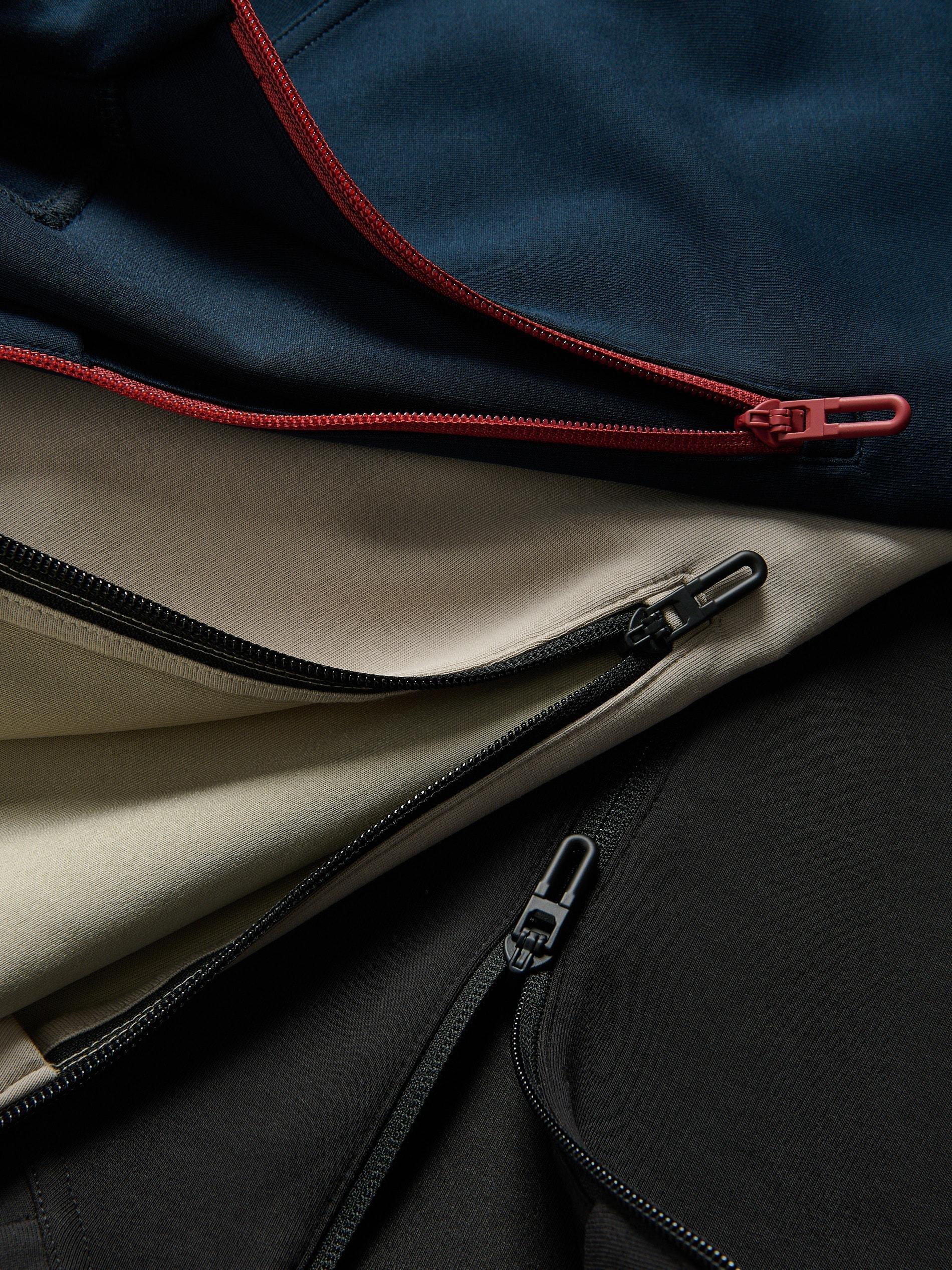 Black Sweatshirt With Stand Up Collar, Black, medium