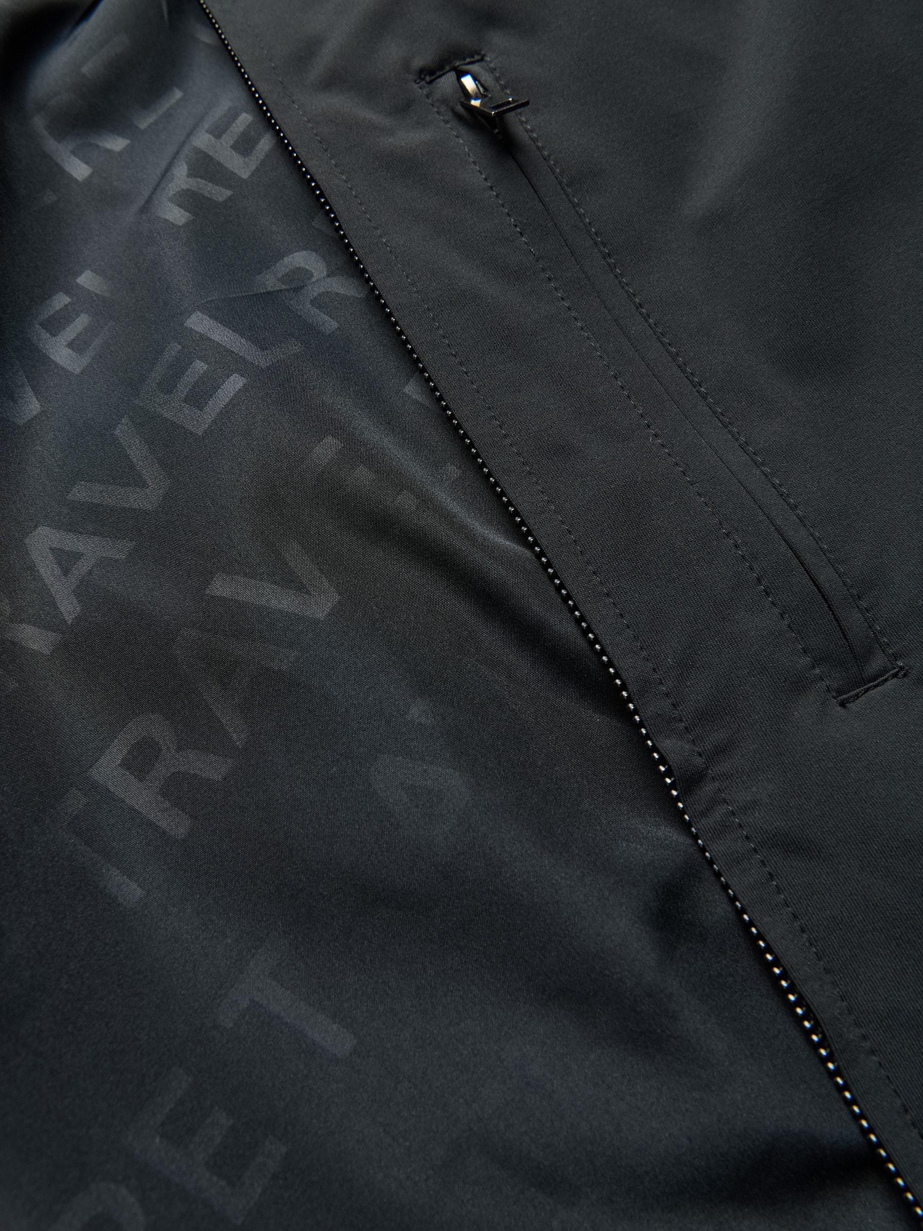 Black Bomber Jacket, Black, medium