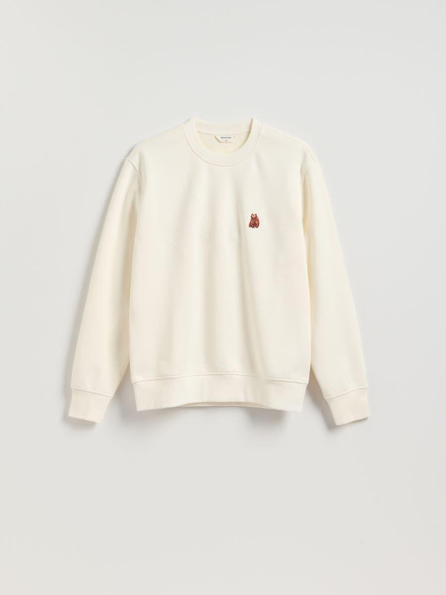 Cream Jogging Top, Ivory, medium