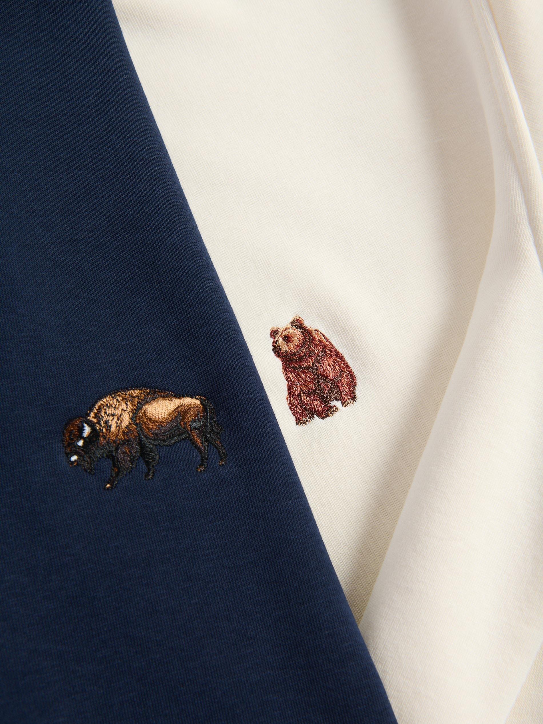 Navy Sweatshirt With Embroidery Detailing, Navy, large image number 5