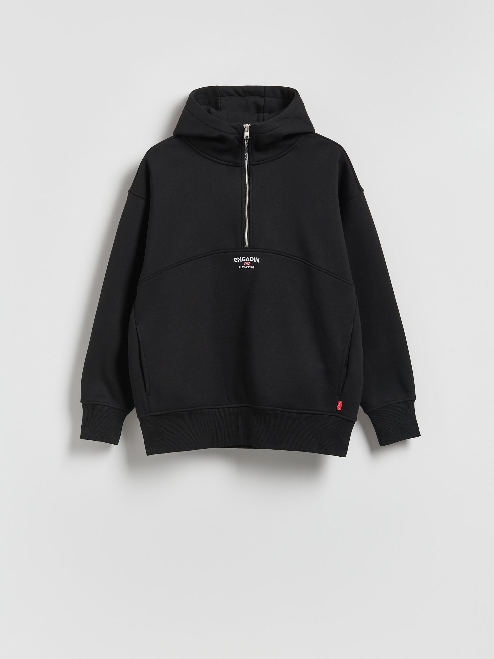 Black Hoodie, Black, large image number 4