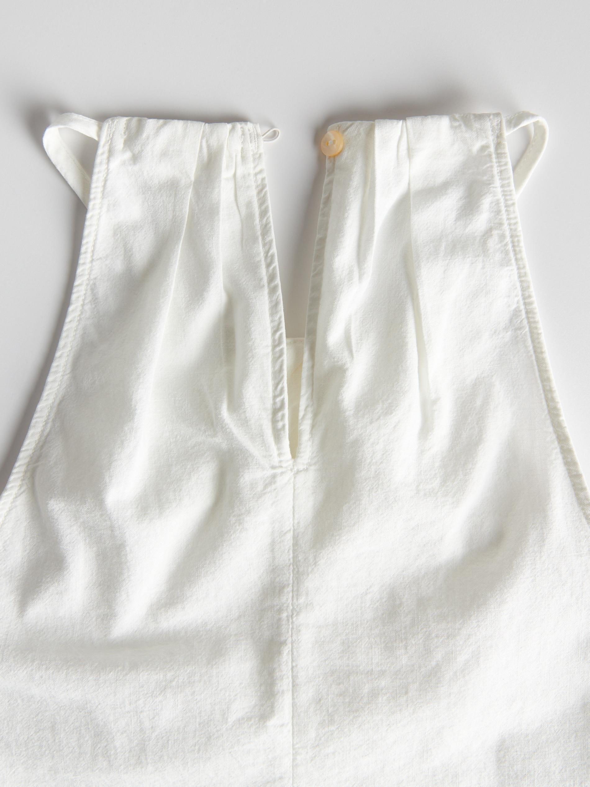 White Halter Neck Blouse, , large image number 5