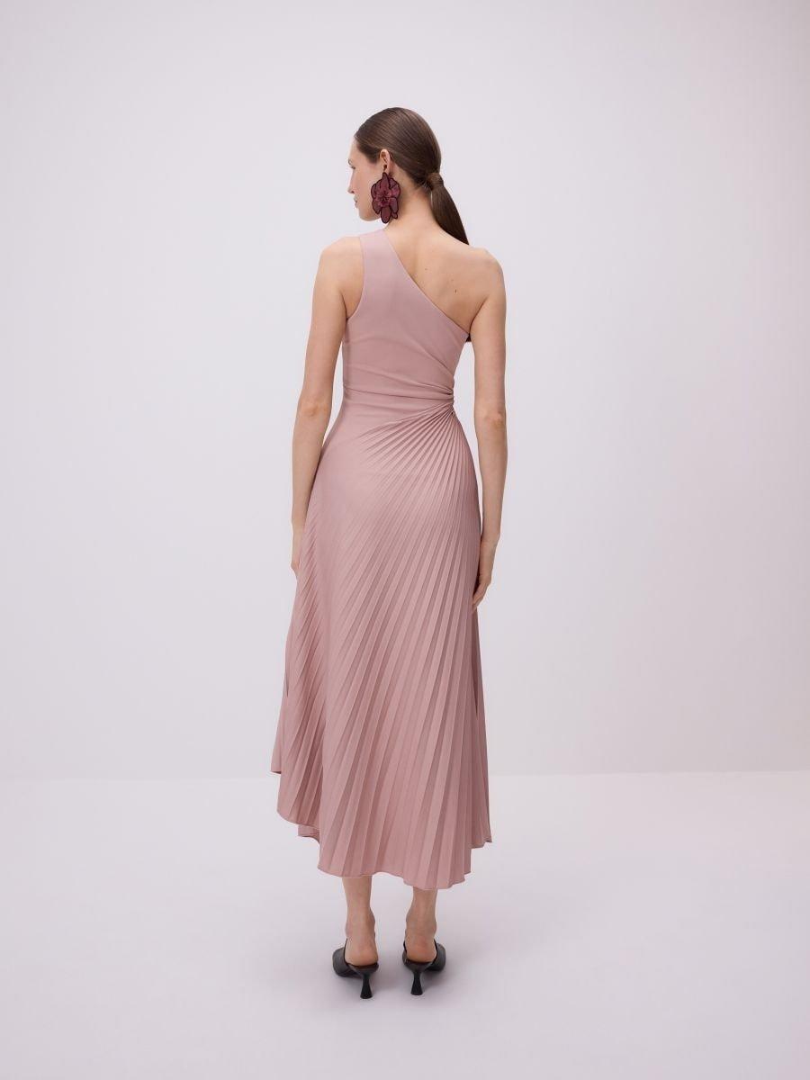Pink Dress With Decorative Piping, , large image number 2
