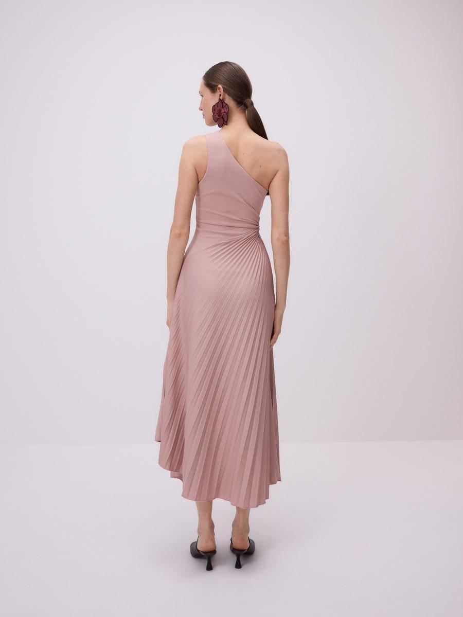 Pink Dress With Decorative Piping, , large image number 3