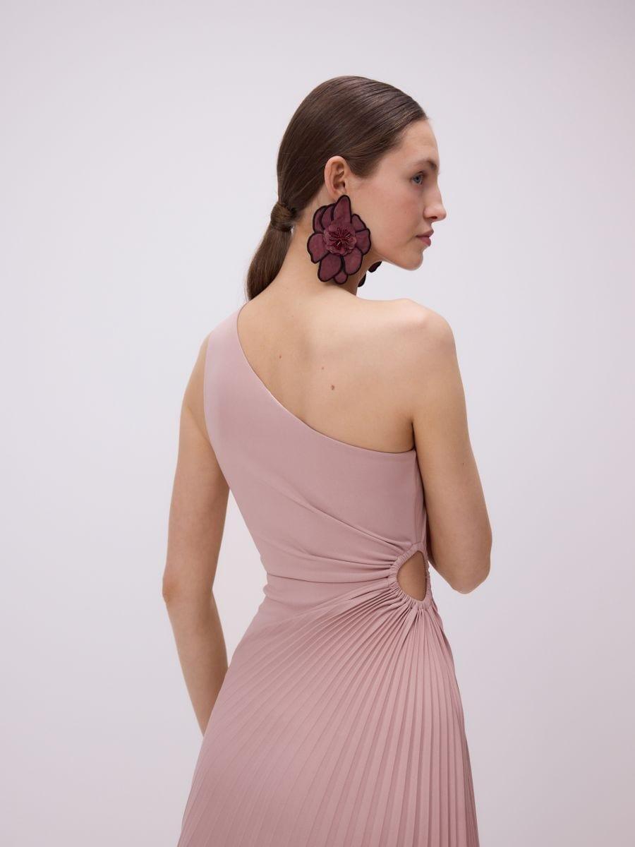 Pink Dress With Decorative Piping, , large image number 5