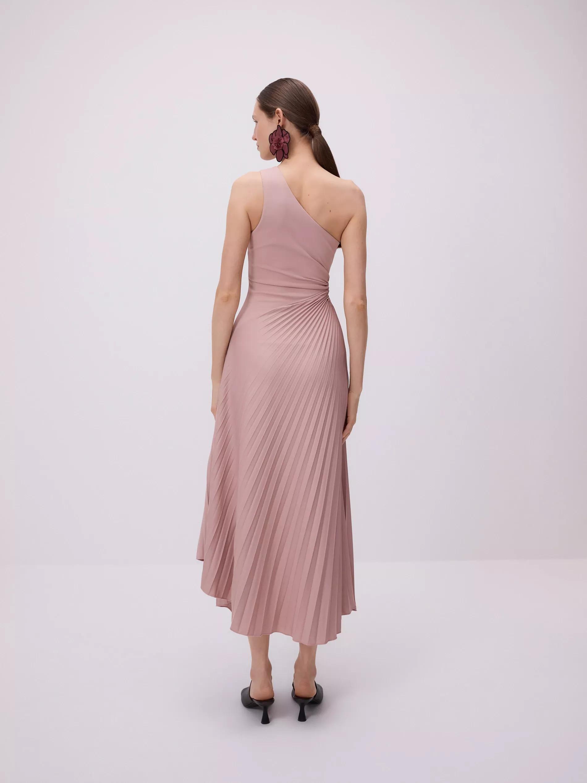 Pink Dress With Decorative Piping, , large image number 8