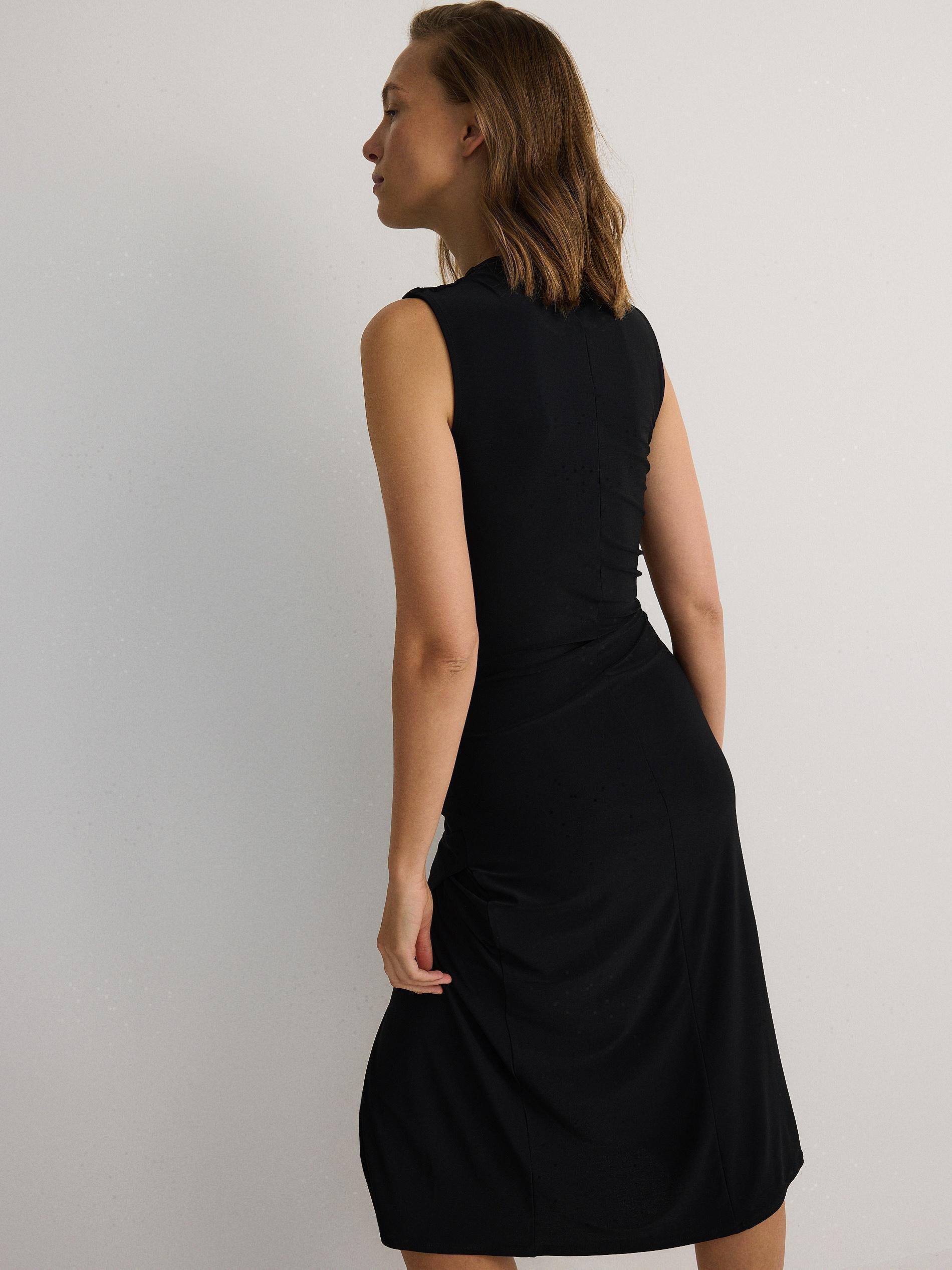 Black Sleeveless Dress, , large image number 6