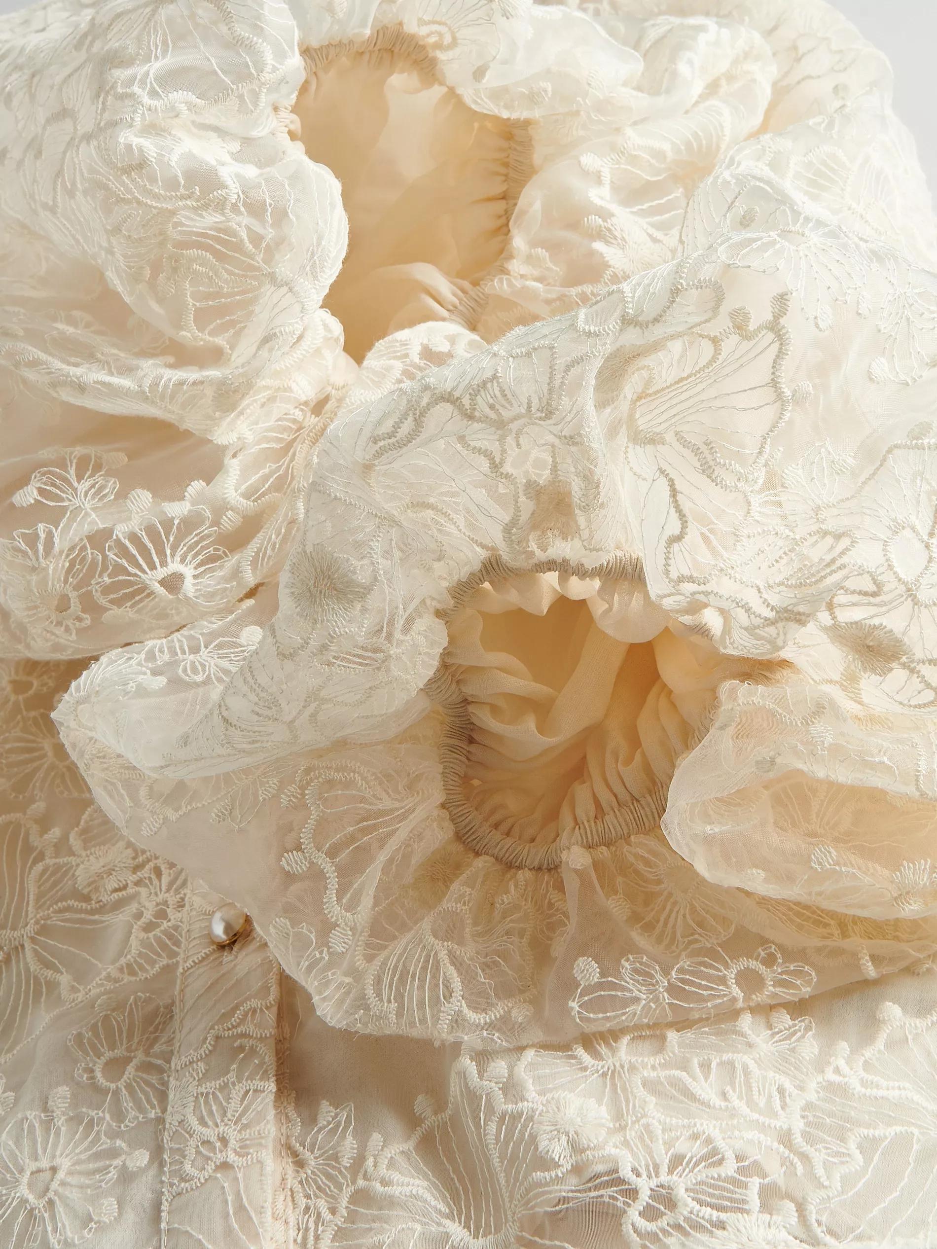 Beige Blouse With Decorative Embroidery, , large image number 3