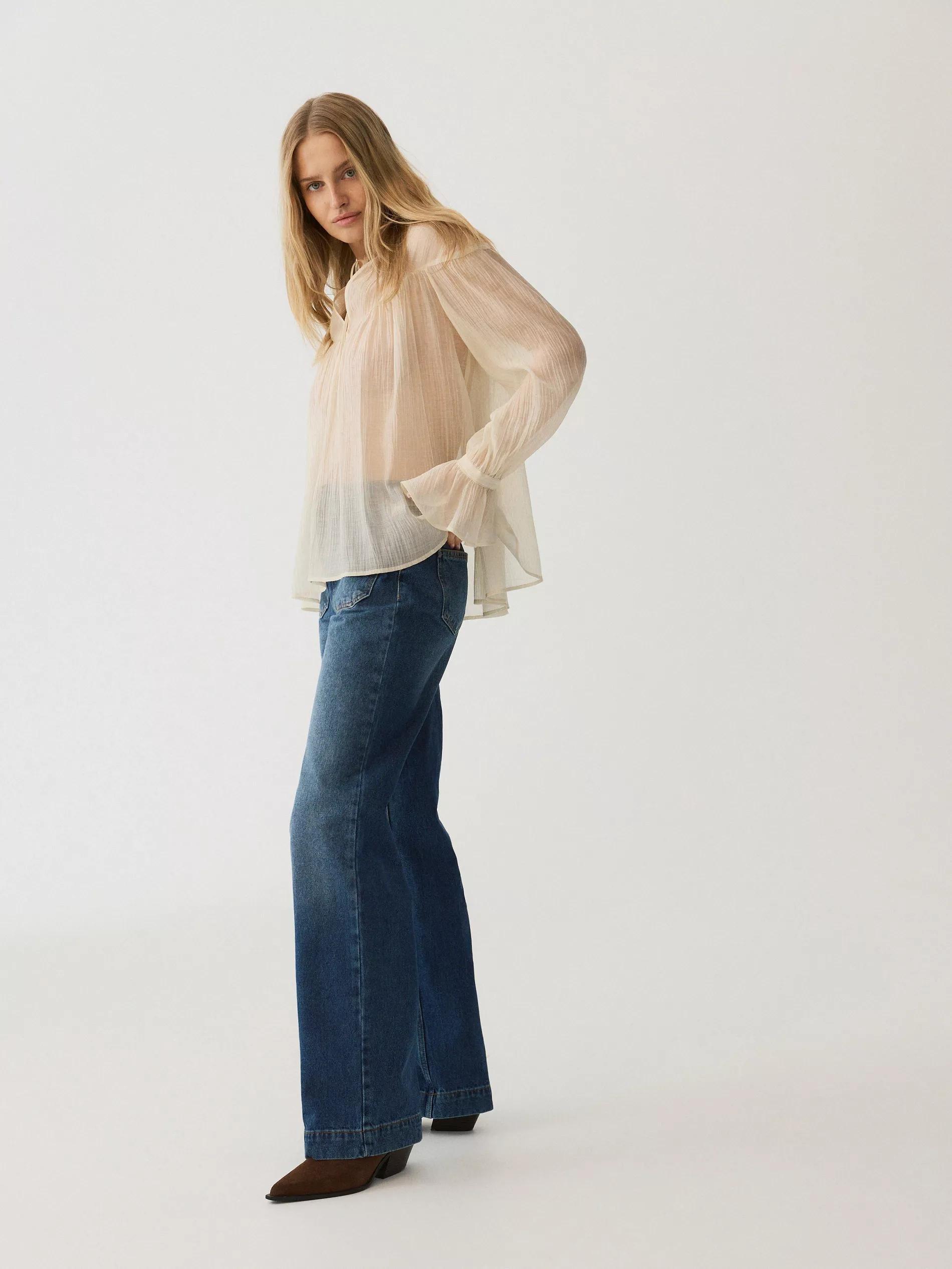 Beige Blouse, , large image number 2
