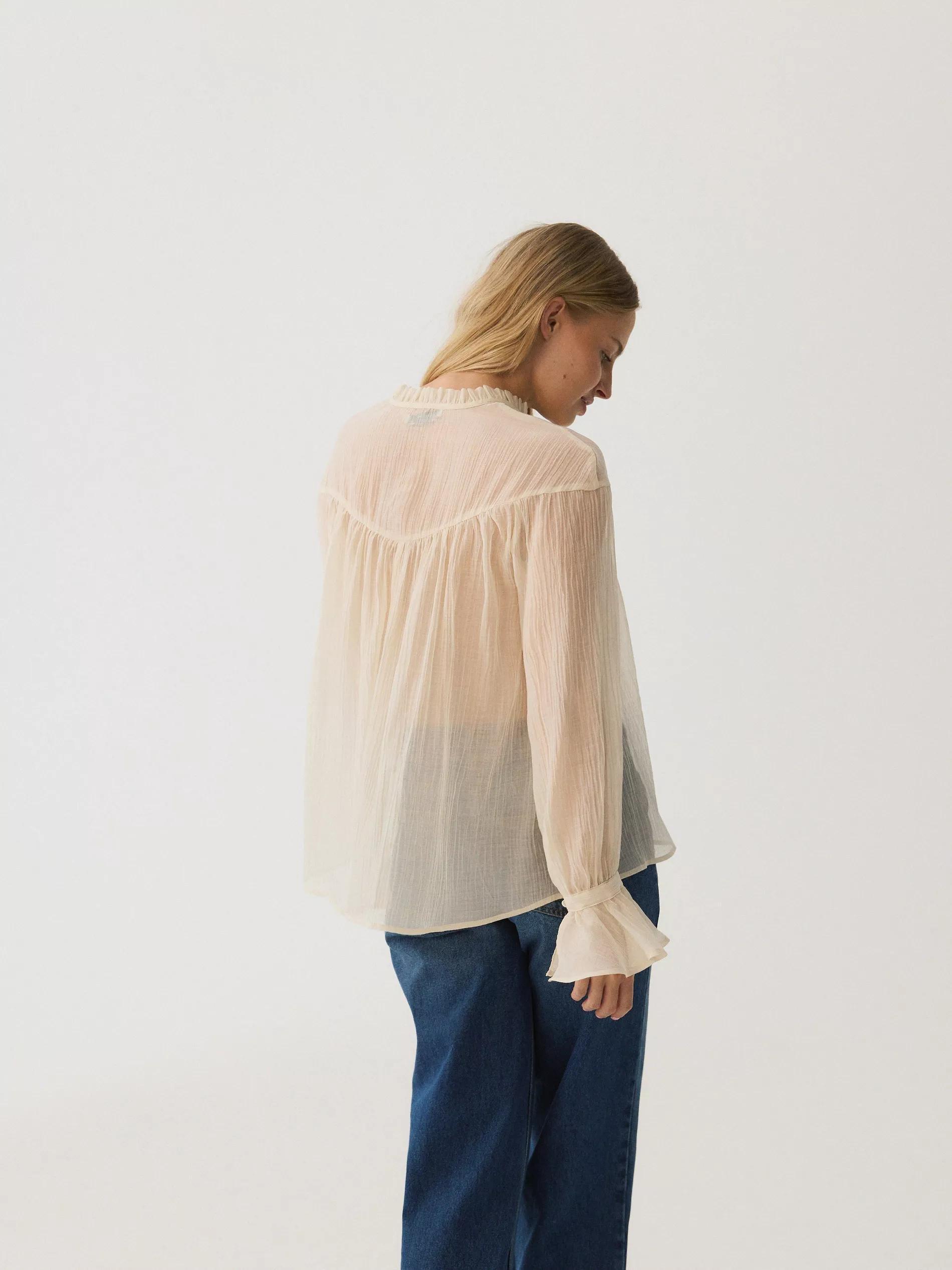 Beige Blouse, , large image number 3