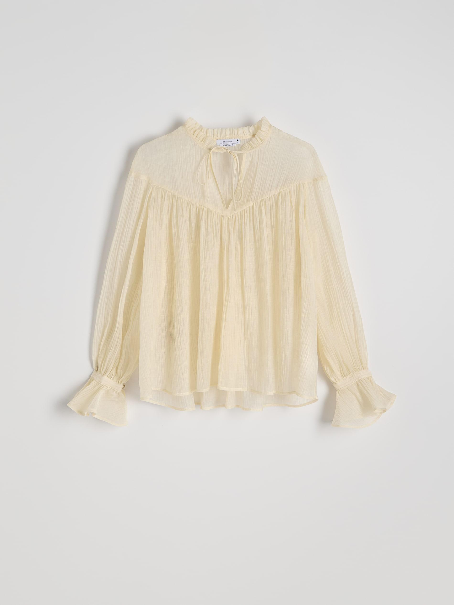 Beige Blouse, , large image number 4
