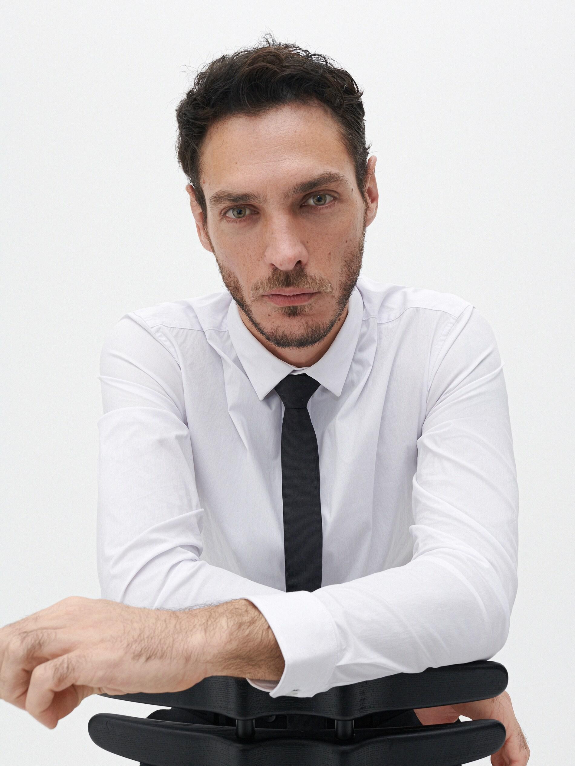 Black Textured Tie, Men, , large image number 2