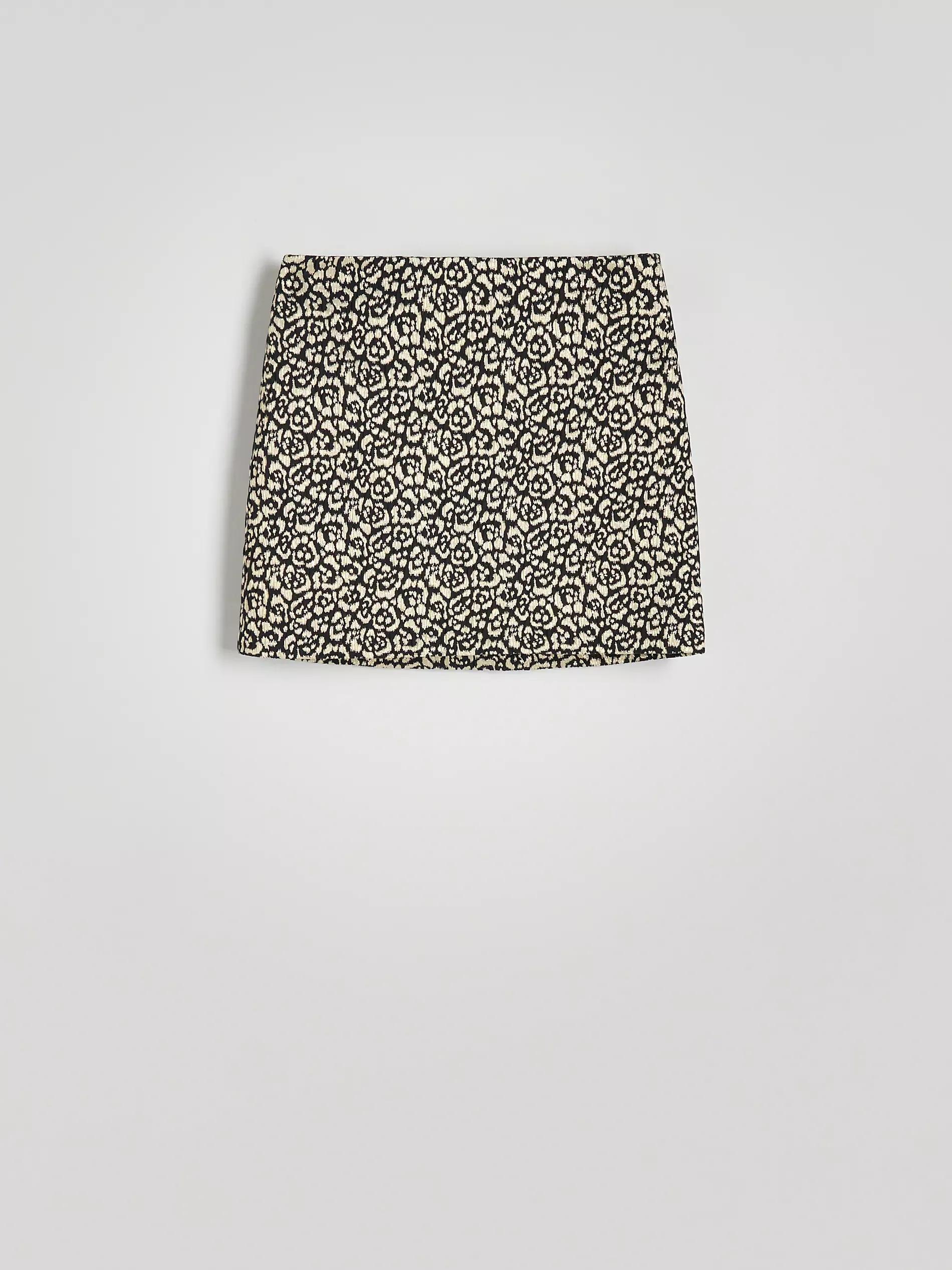 Multicolour Patterned Mini Skirt, , large image number 3