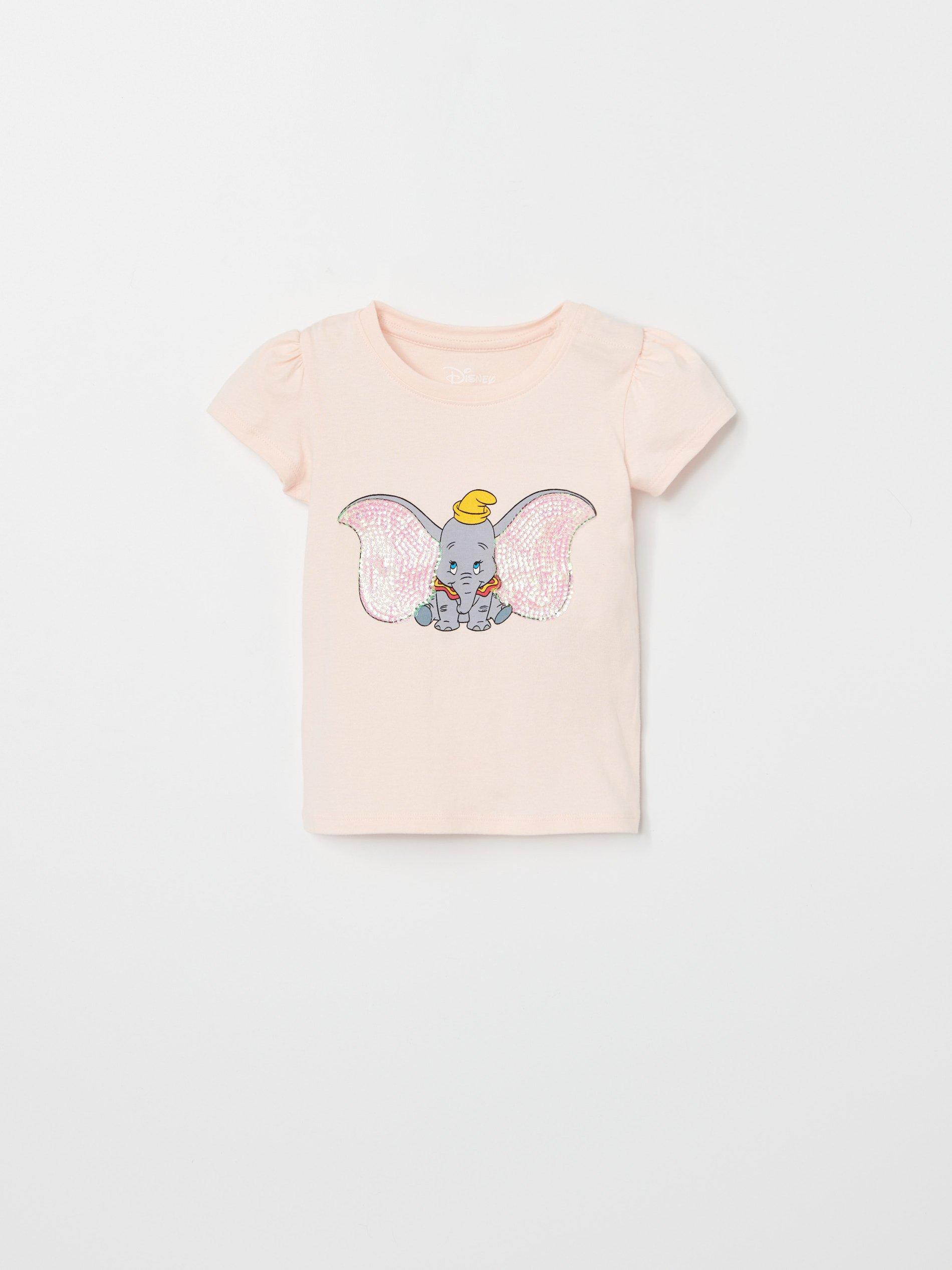 Orange Cotton T-Shirt, Kids Girl, , large image number 0