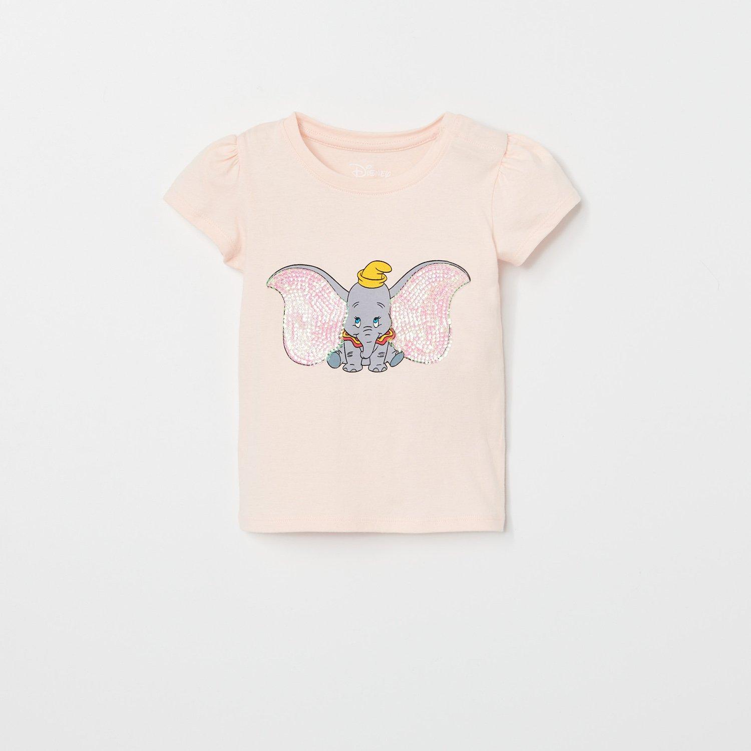 Orange Cotton T-Shirt, Kids Girl, , large image number 2