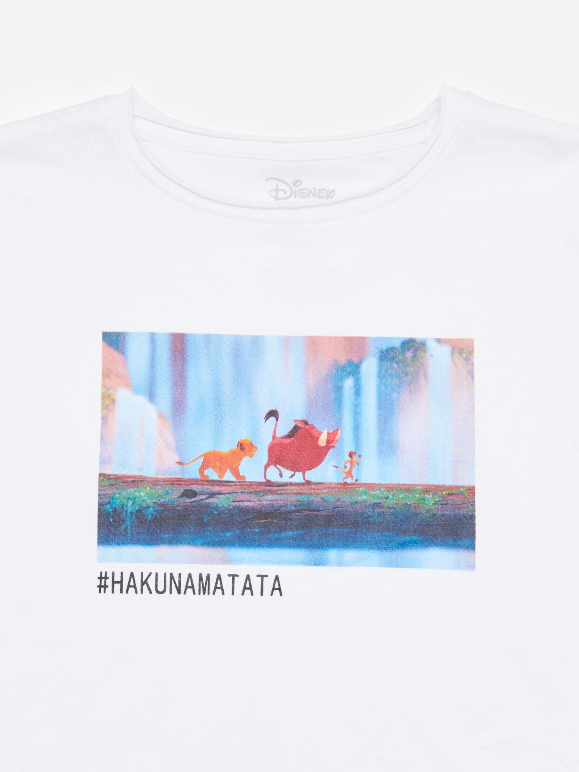 White Lion King Cotton T-Shirt, Kids Girl, , large image number 1