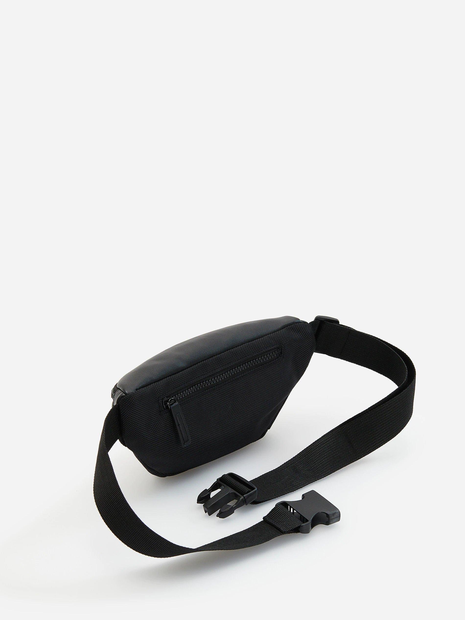 Black Bum Bag, Men, , large image number 1