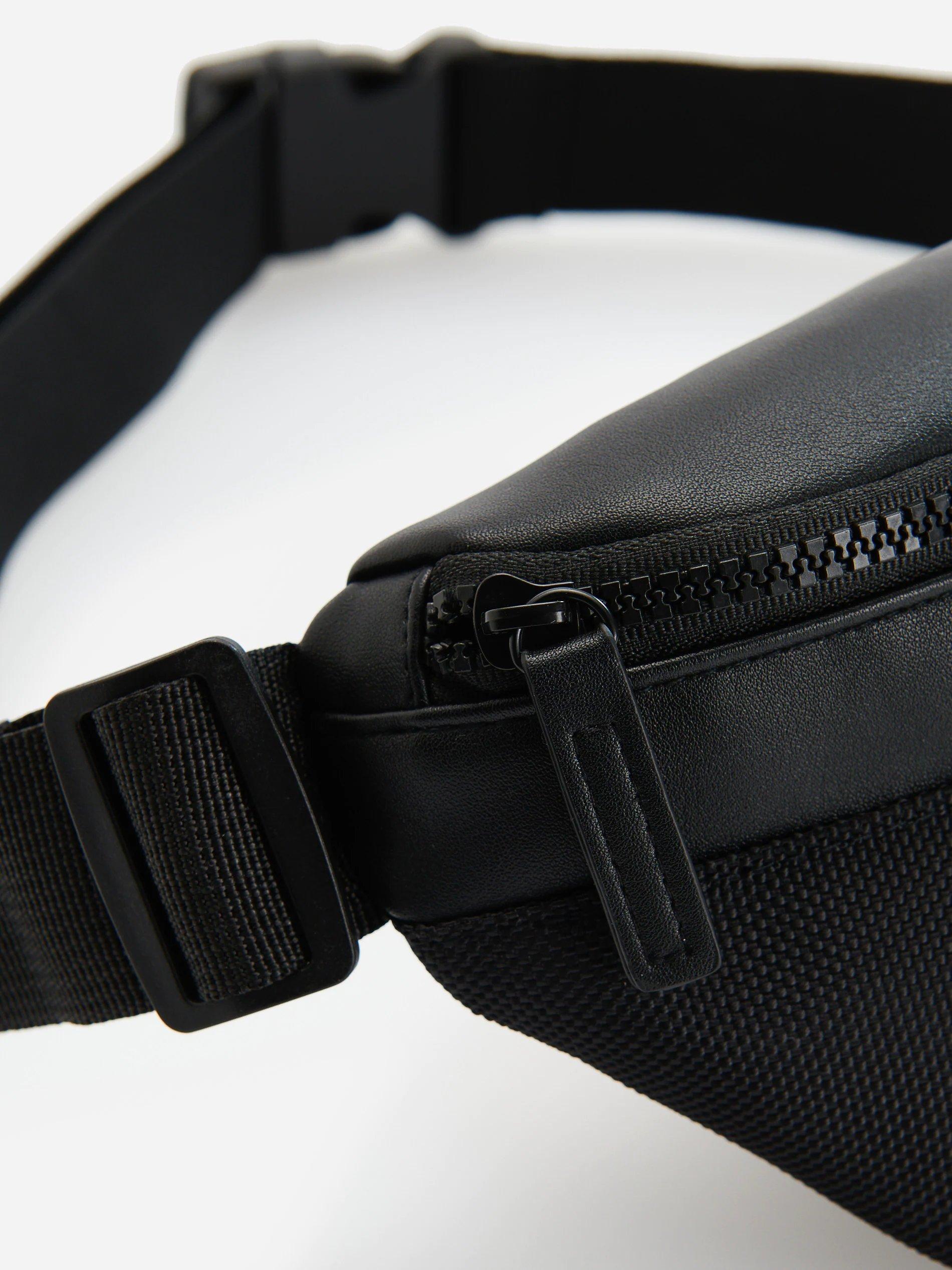 Black Bum Bag, Men, , large image number 2