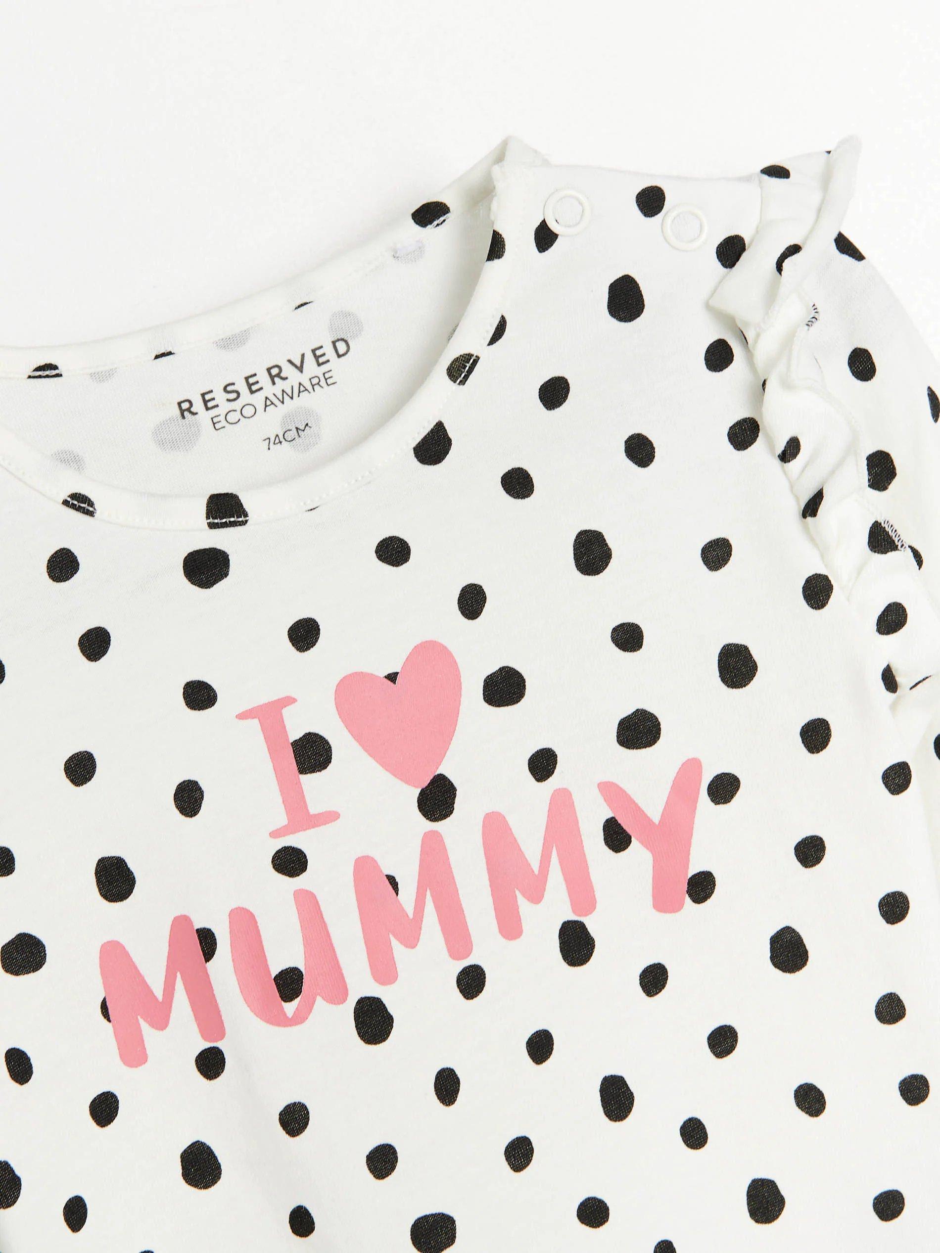 Ivory Cotton Rich Bodysuit With Slogan, Kids Girl, , large image number 3
