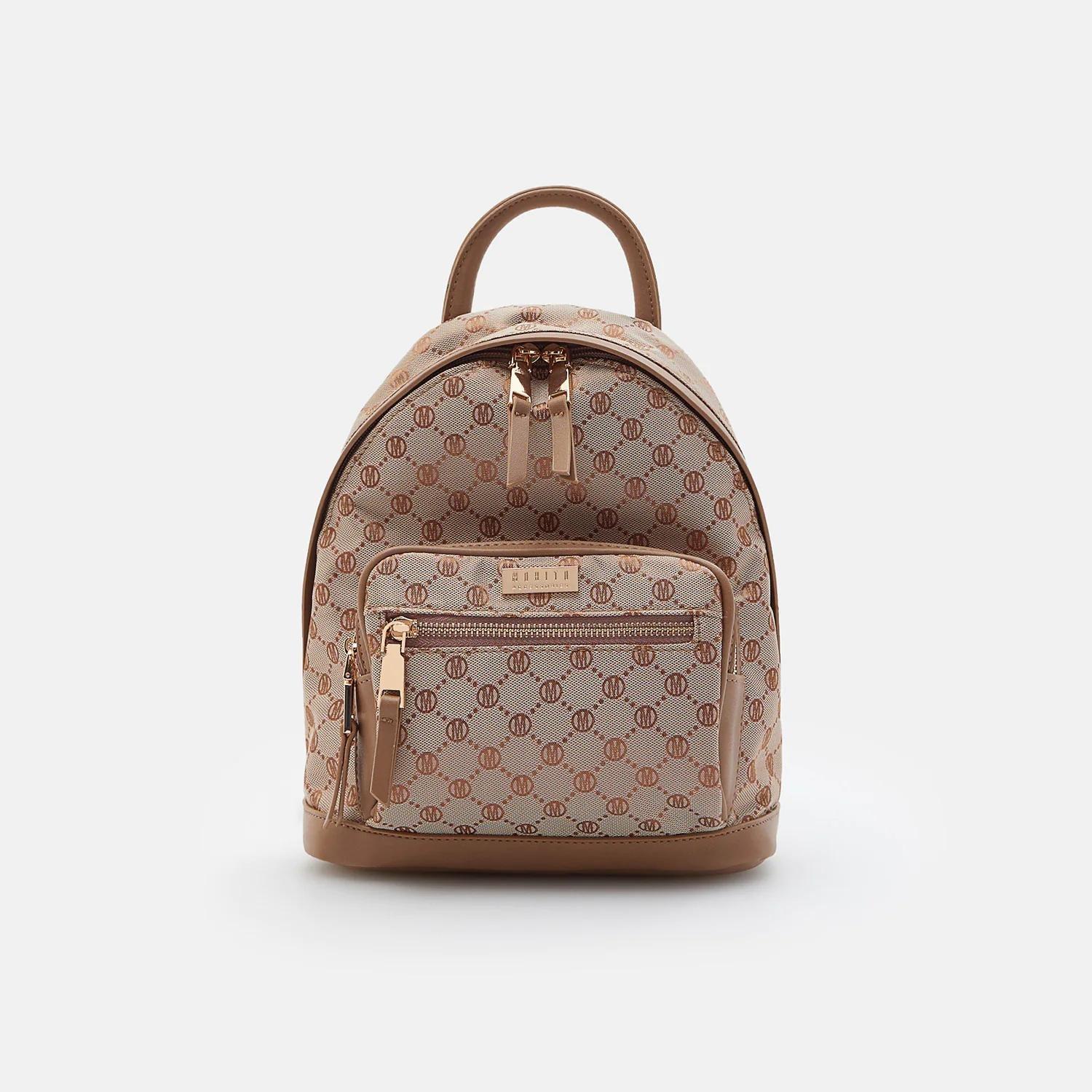 Beige Printed Rucksack, Women, , large image number 3