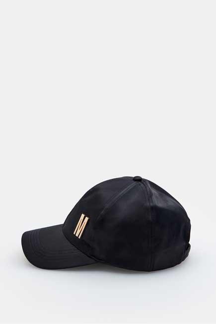 Black Glossy Velvet Cap Eco Aware, Women, , large image number 1