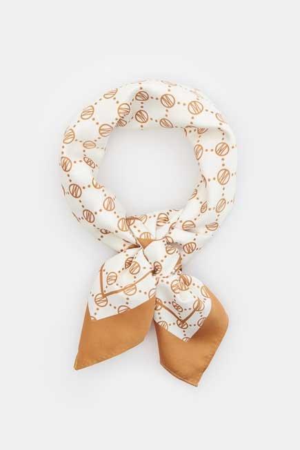 Mohito - Patterned neckerchief - Beige, , large image number 0