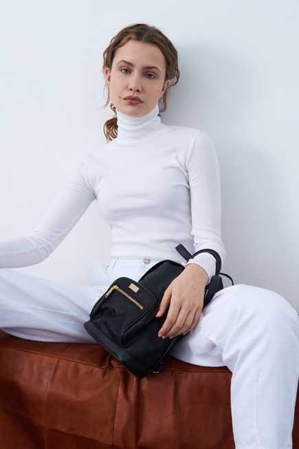 Black Backpack, Women, , large image number 1