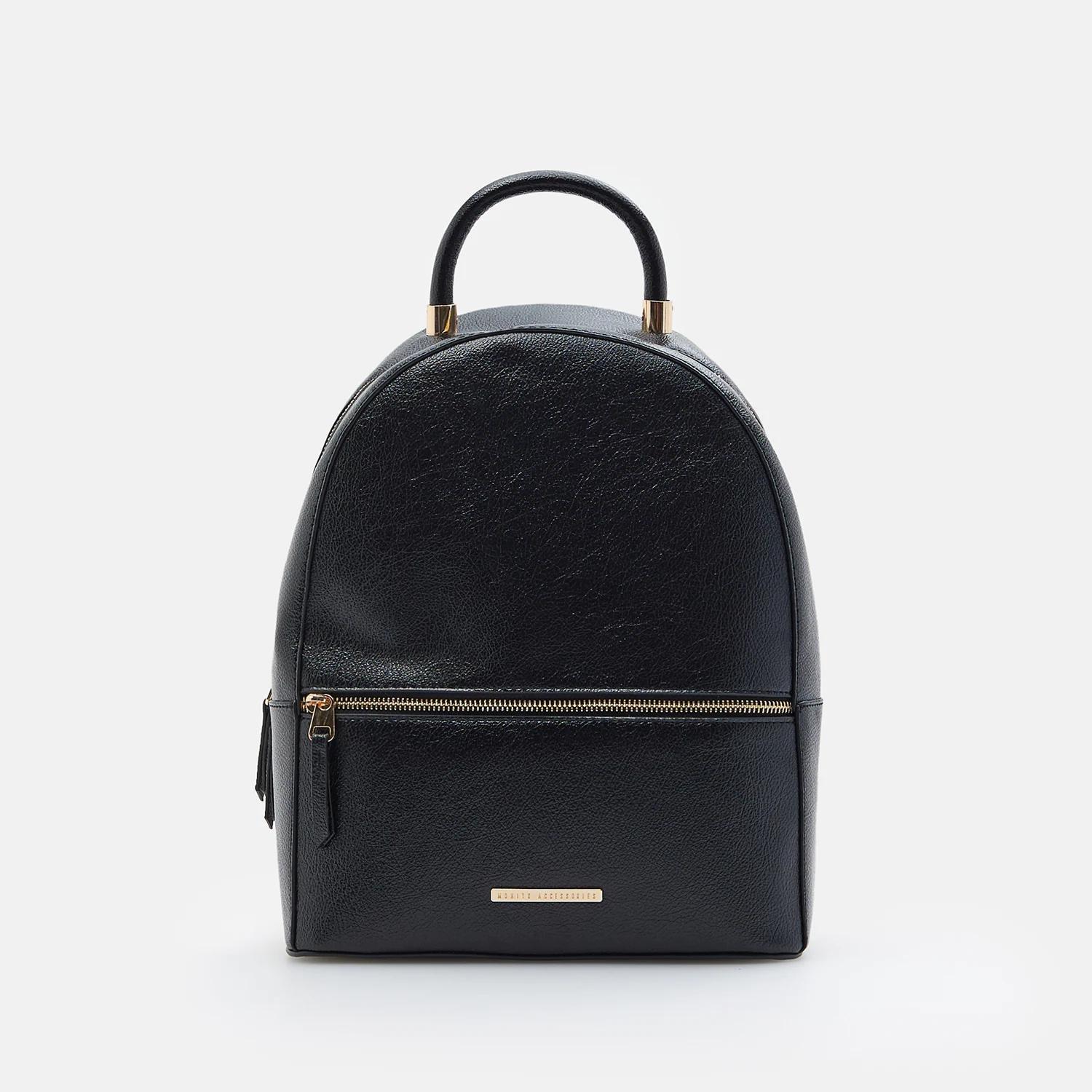 Black Backpack With Handle, Women, , large image number 3