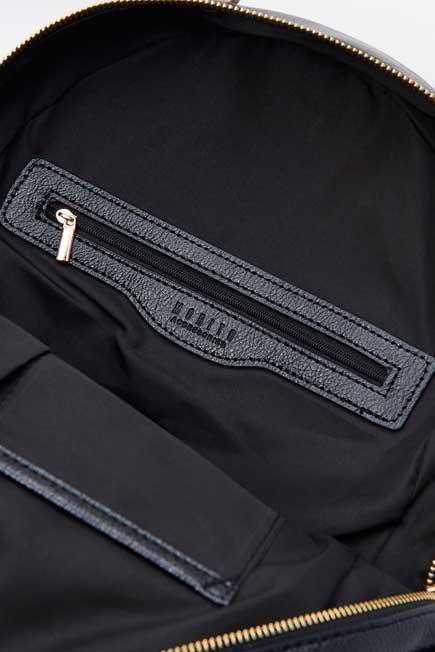 Black Backpack With Handle, Women, , large image number 4