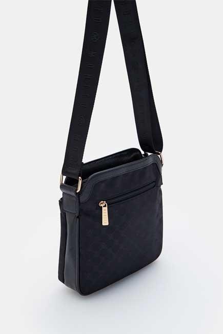 Black Messenger Bag, Women, , large image number 0